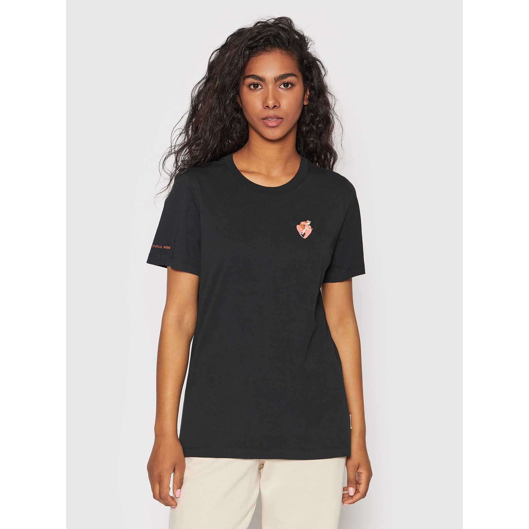 Maloja Тишърт SalonetaM. 33406-1-8622 Черен Regular Fit - Pepit.bg