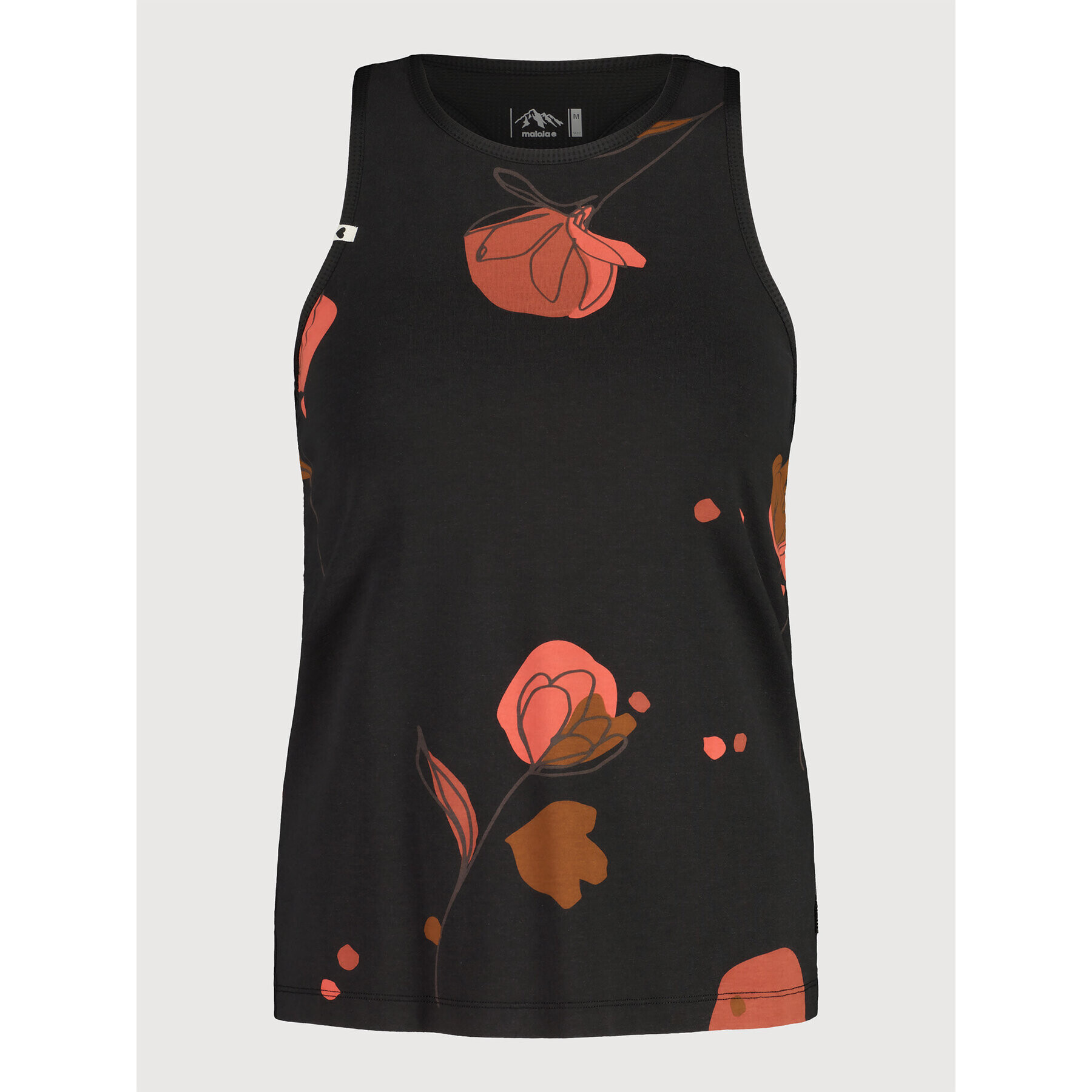 Maloja топ CivellaM. 35134-1-8749 Черен Slim Fit - Pepit.bg