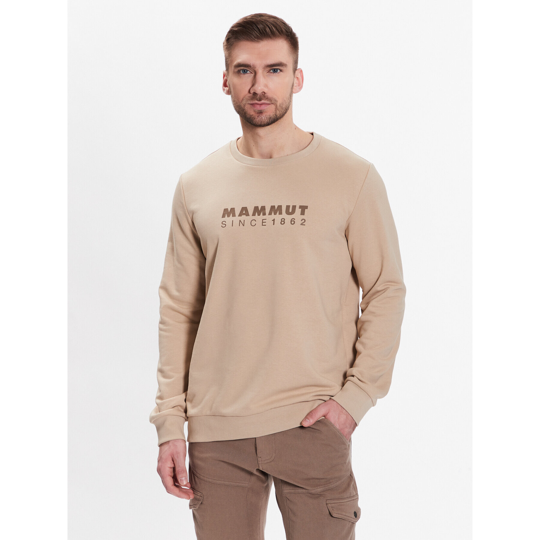 Mammut Суитшърт 1014-04040 Бежов Regular Fit - Pepit.bg