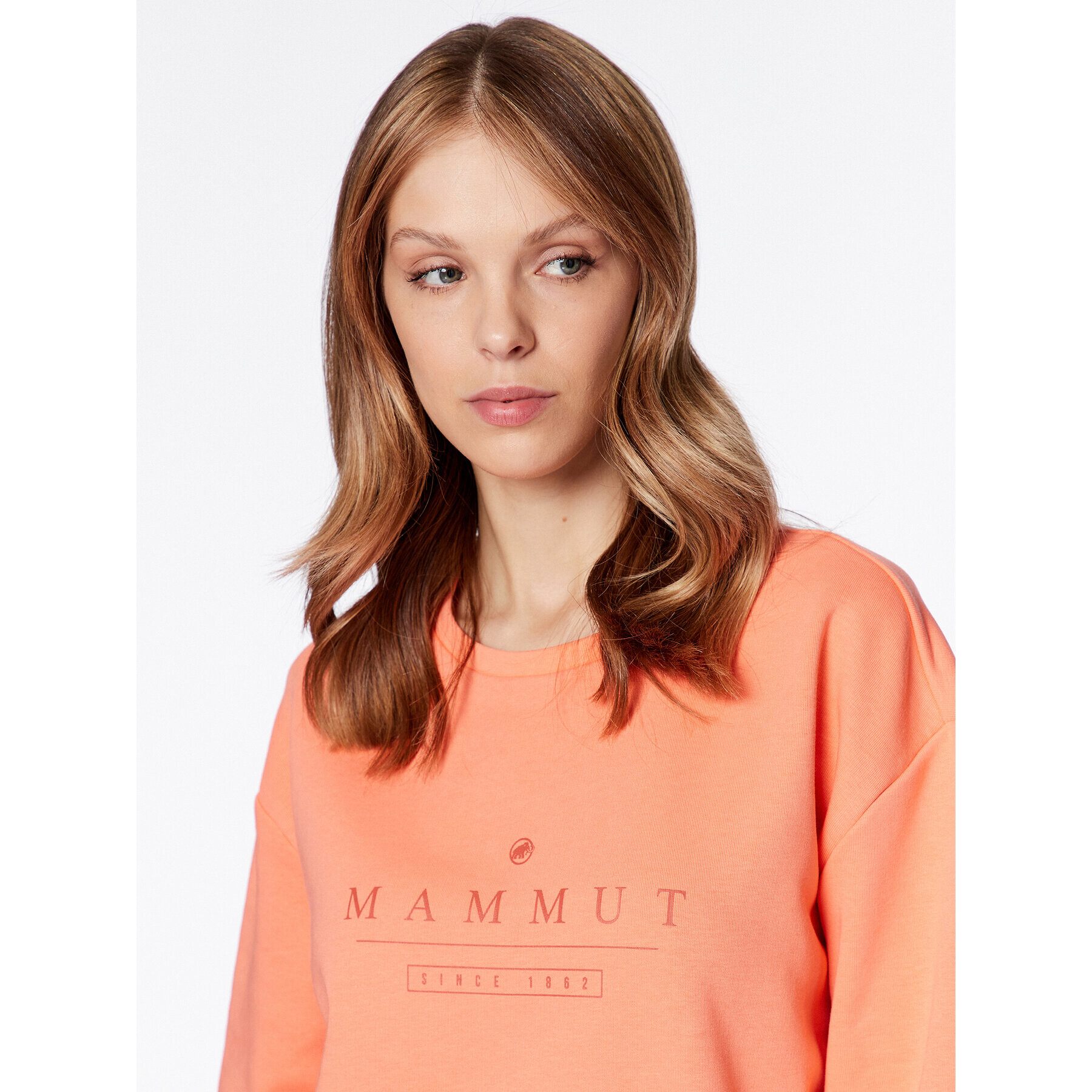 Mammut Суитшърт 1014-04070 Розов Regular Fit - Pepit.bg
