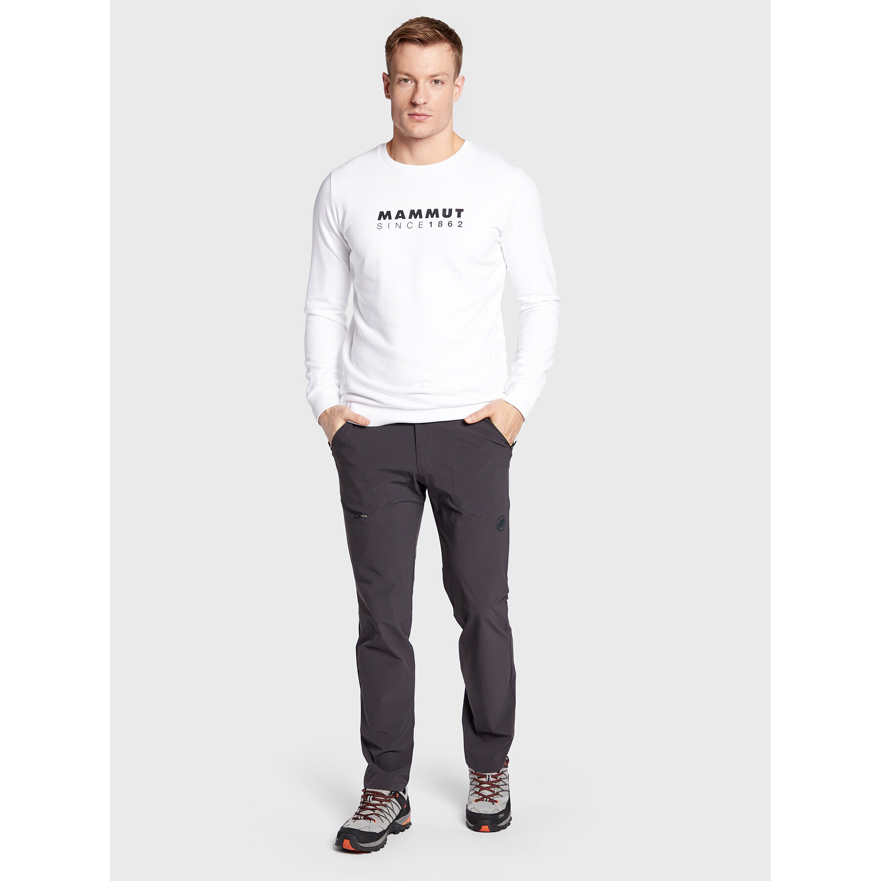 Mammut Суитшърт Core 1014-04040-0243-115 Бял Regular Fit - Pepit.bg