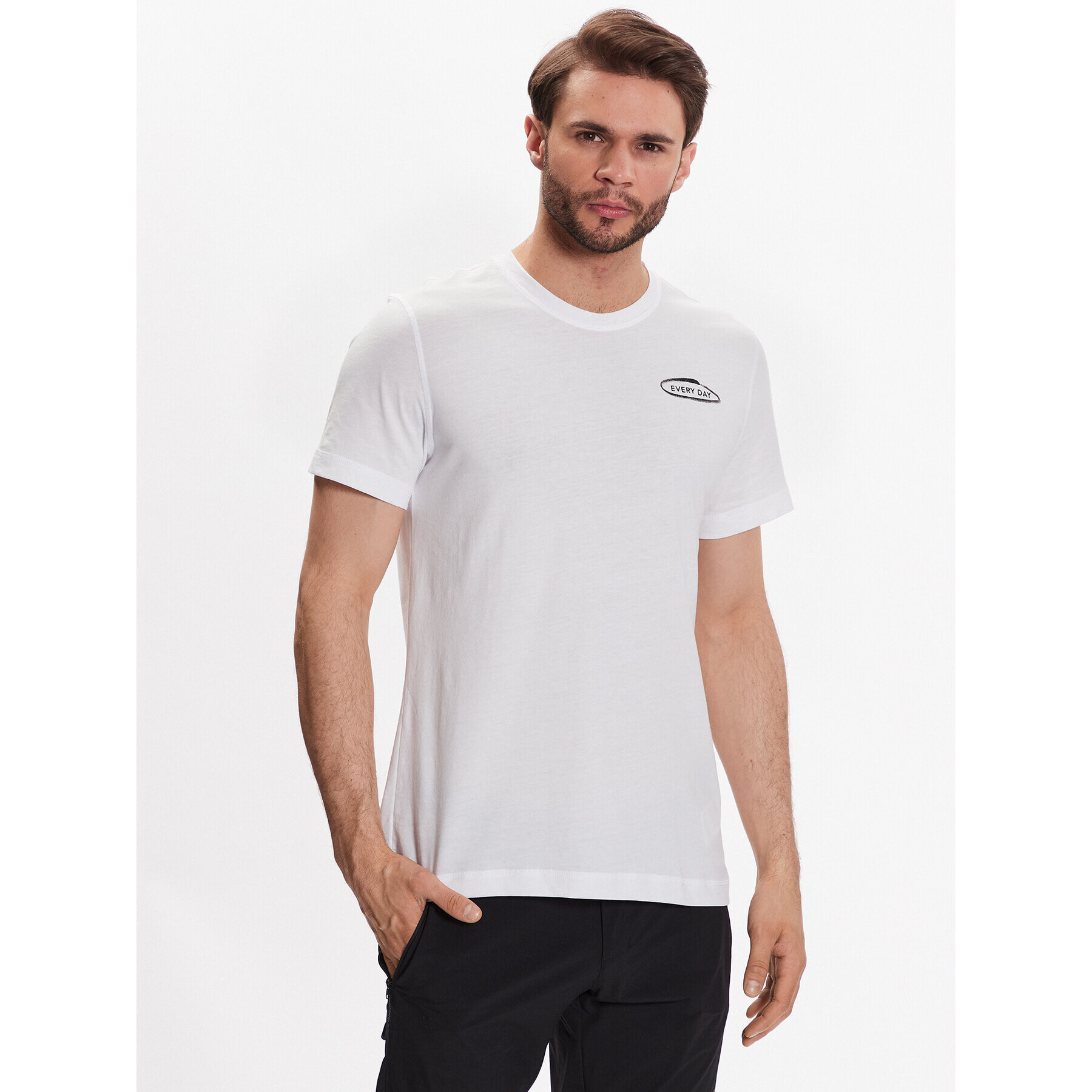 Mammut Тишърт 1017-04022 Бял Regular Fit - Pepit.bg