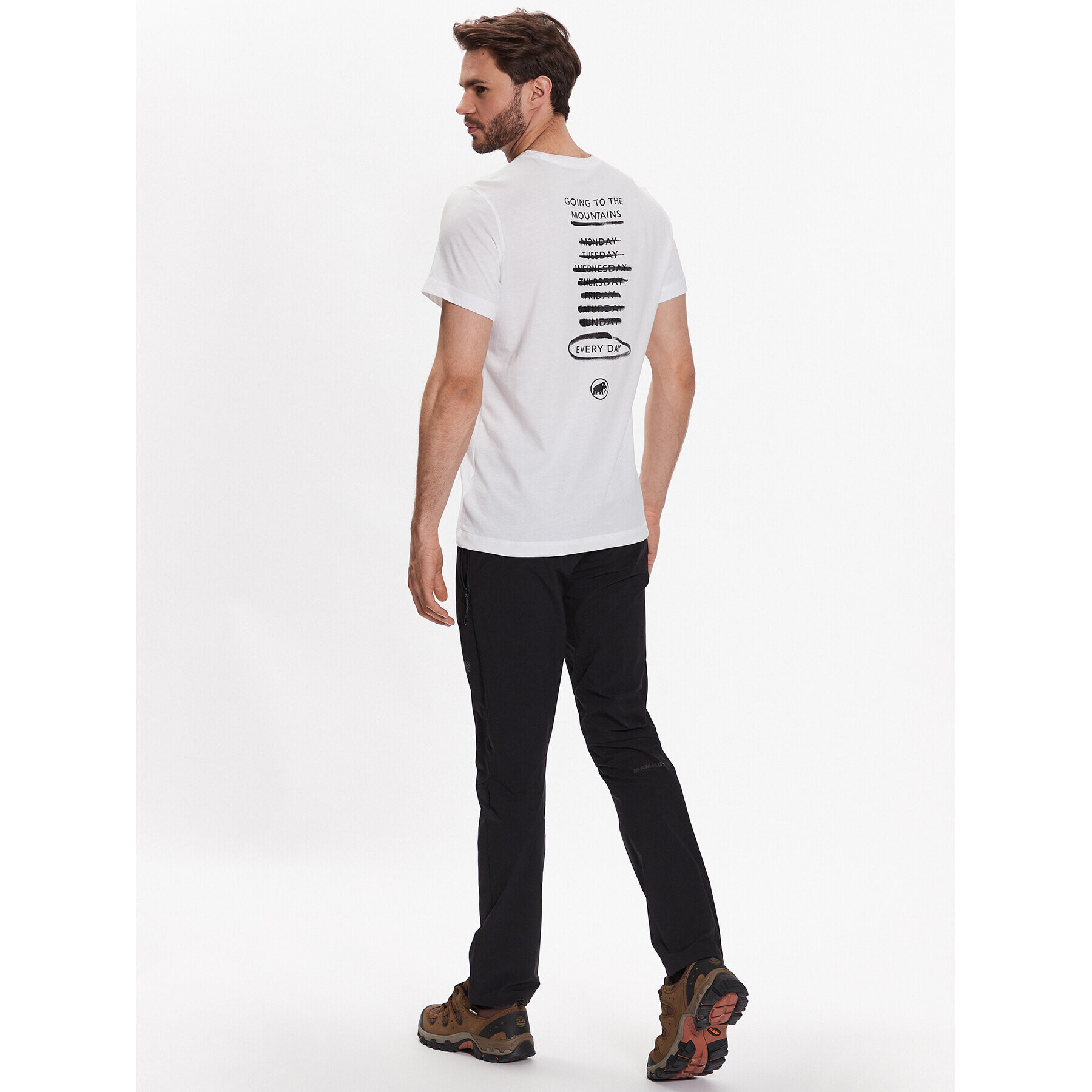 Mammut Тишърт 1017-04022 Бял Regular Fit - Pepit.bg