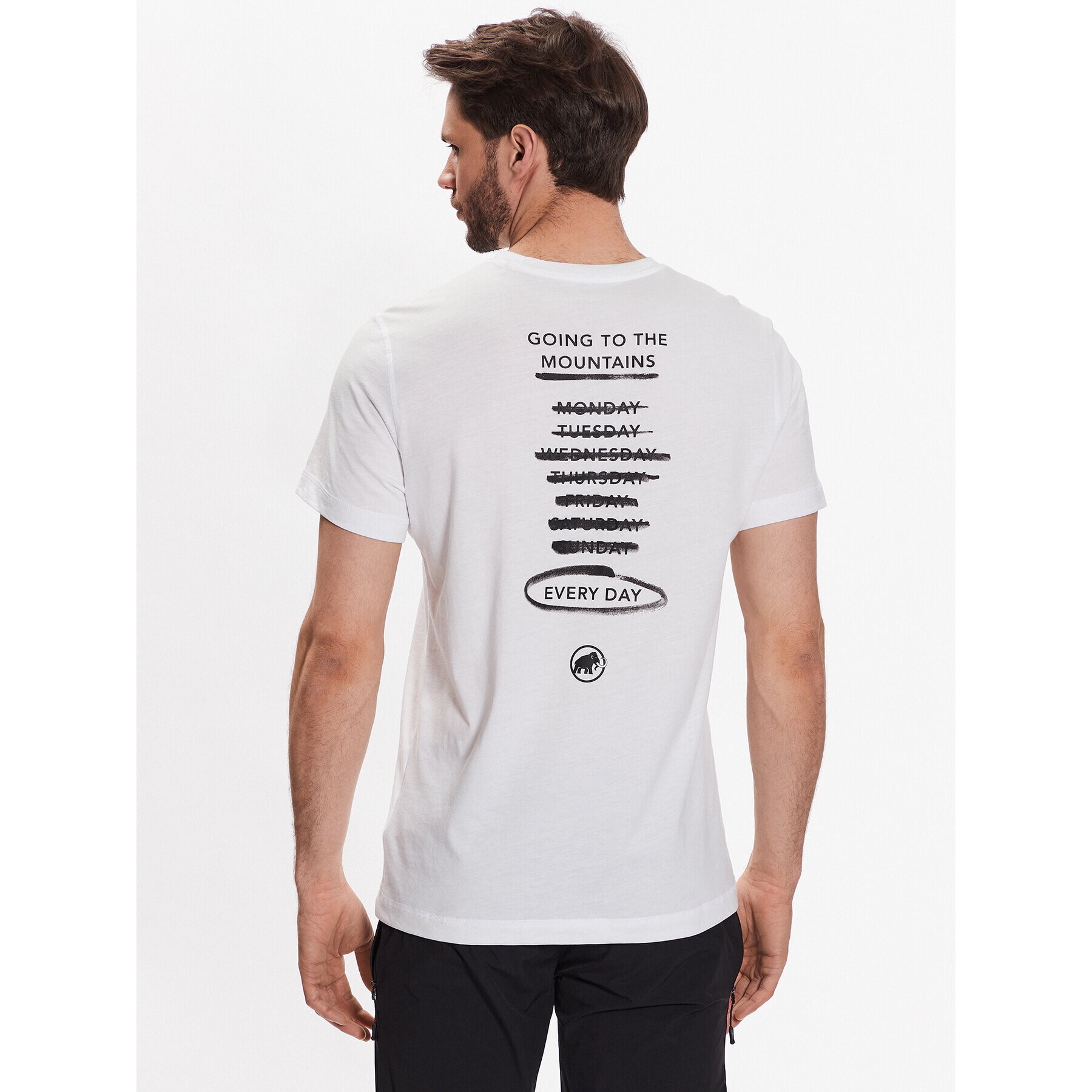 Mammut Тишърт 1017-04022 Бял Regular Fit - Pepit.bg
