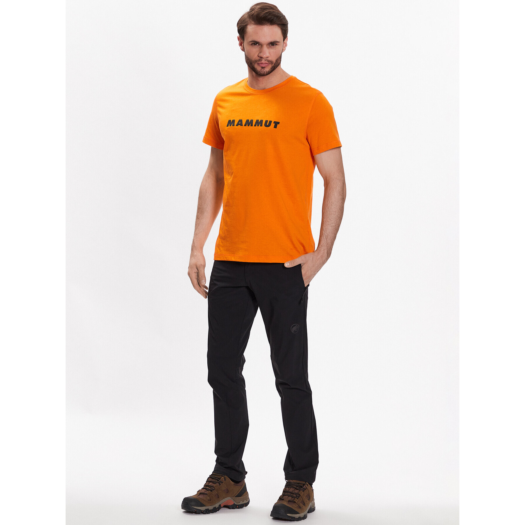 Mammut Тишърт 1017-04030 Оранжев Regular Fit - Pepit.bg