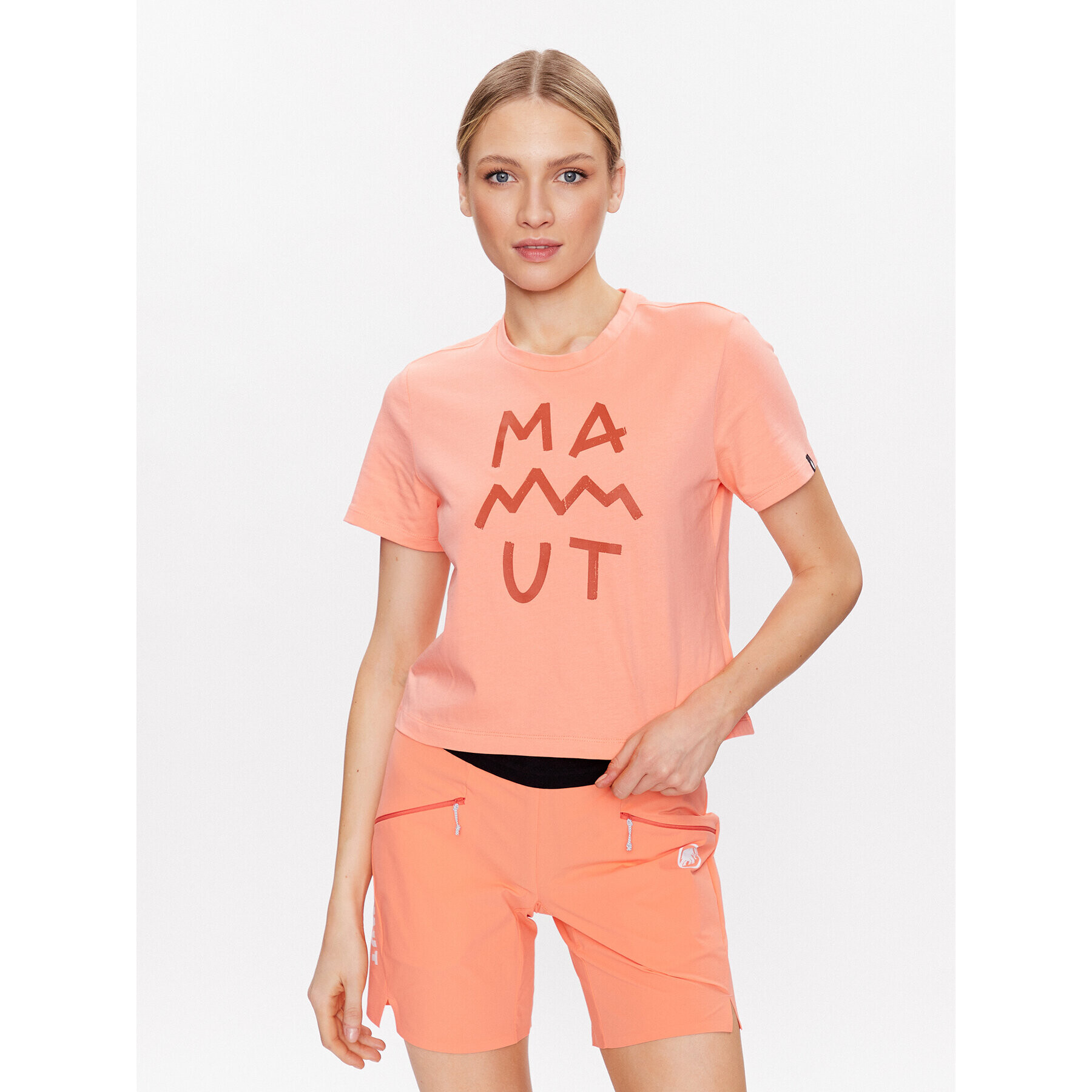 Mammut Тишърт 1017-05170 Розов Regular Fit - Pepit.bg