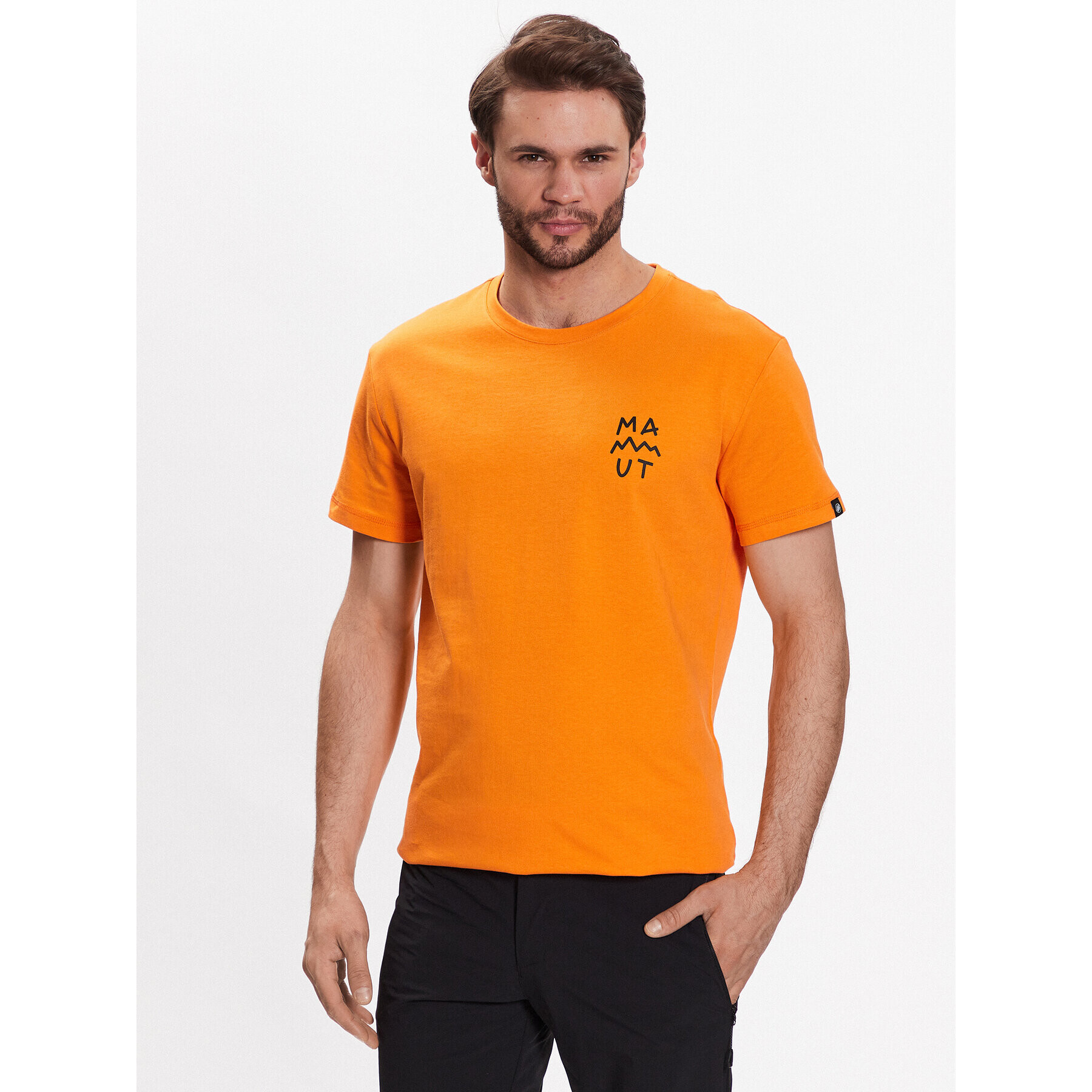 Mammut Тишърт 1017-05210 Оранжев Regular Fit - Pepit.bg