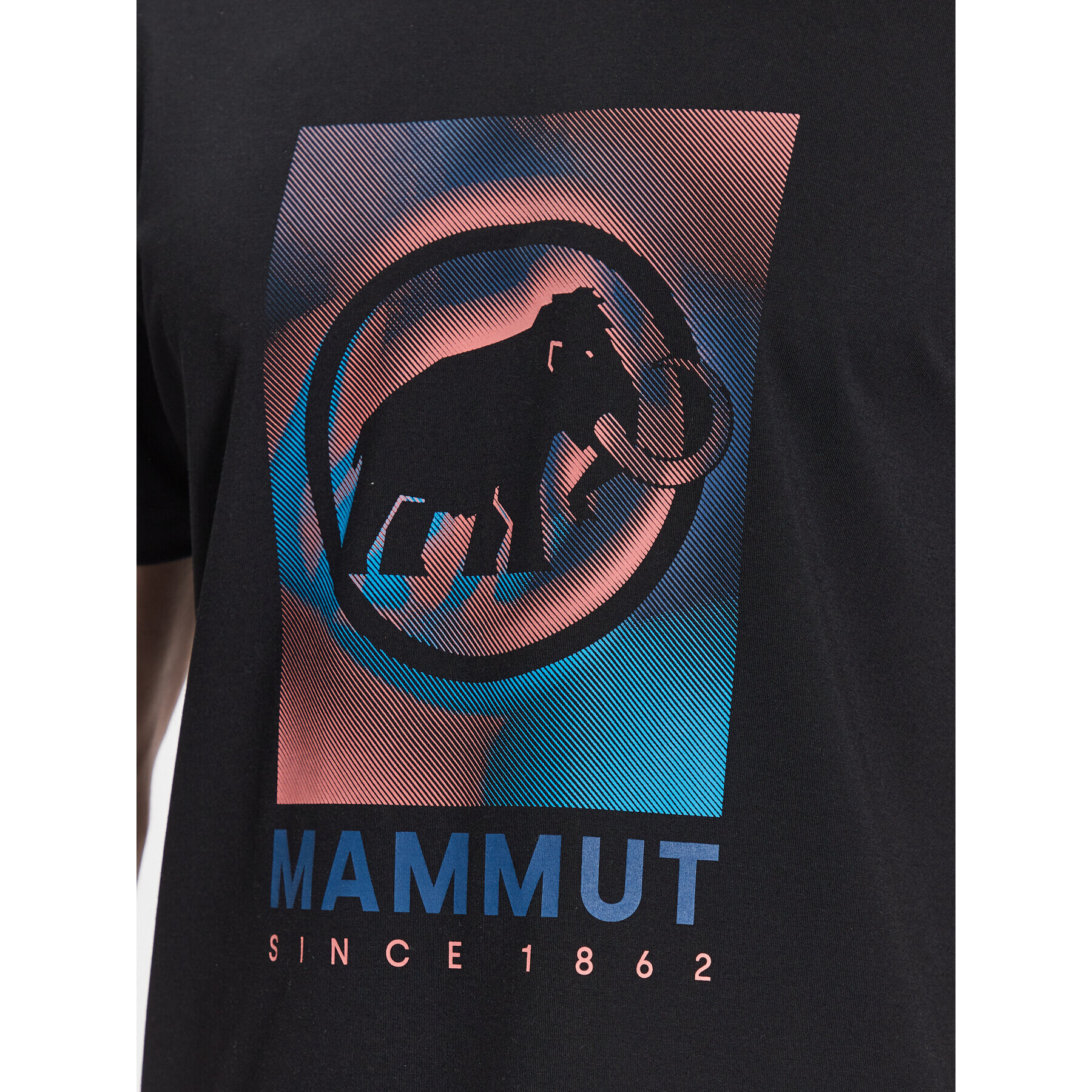 Mammut Тишърт 1017-05260 Черен Regular Fit - Pepit.bg