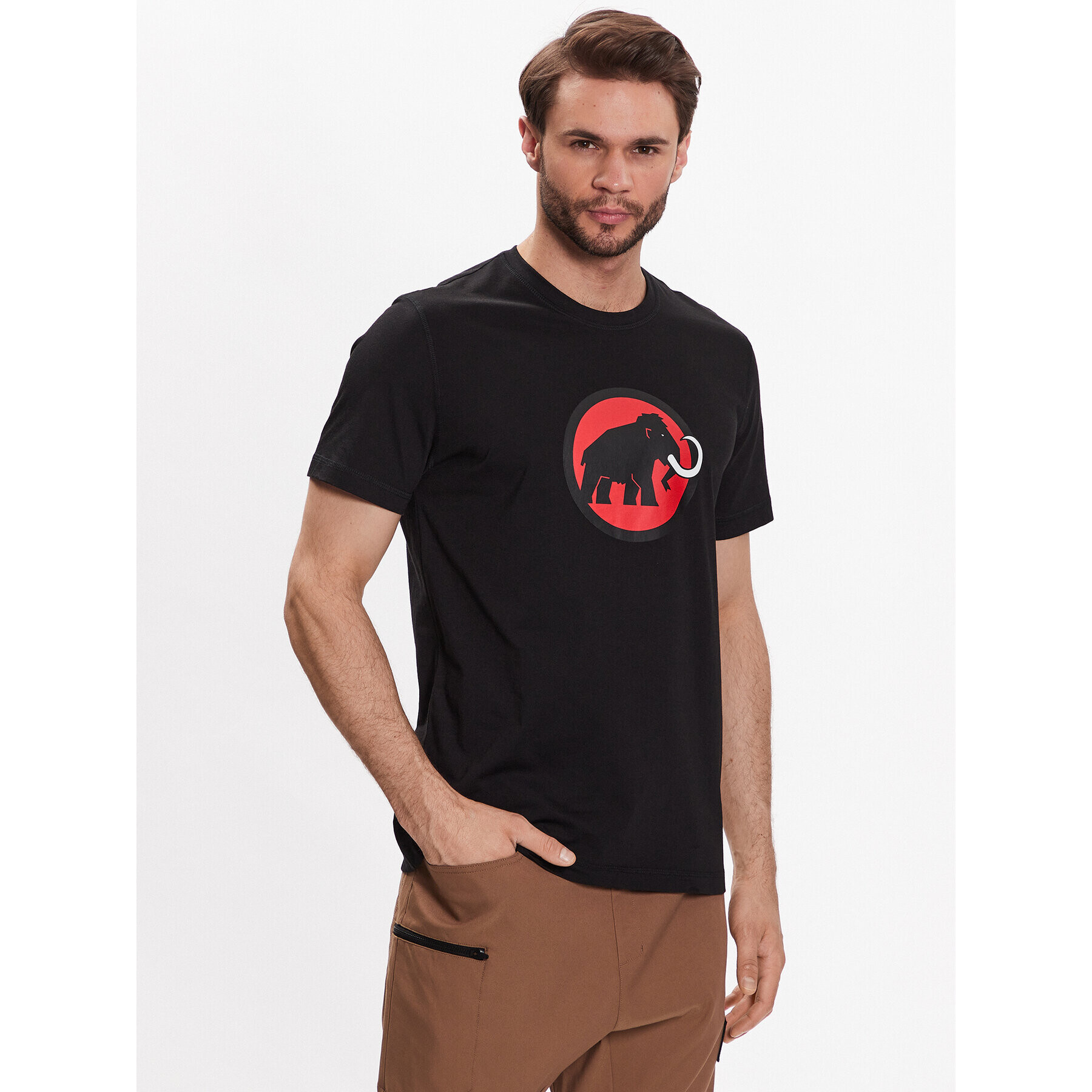 Mammut Тишърт 1017-05890 Черен Regular Fit - Pepit.bg