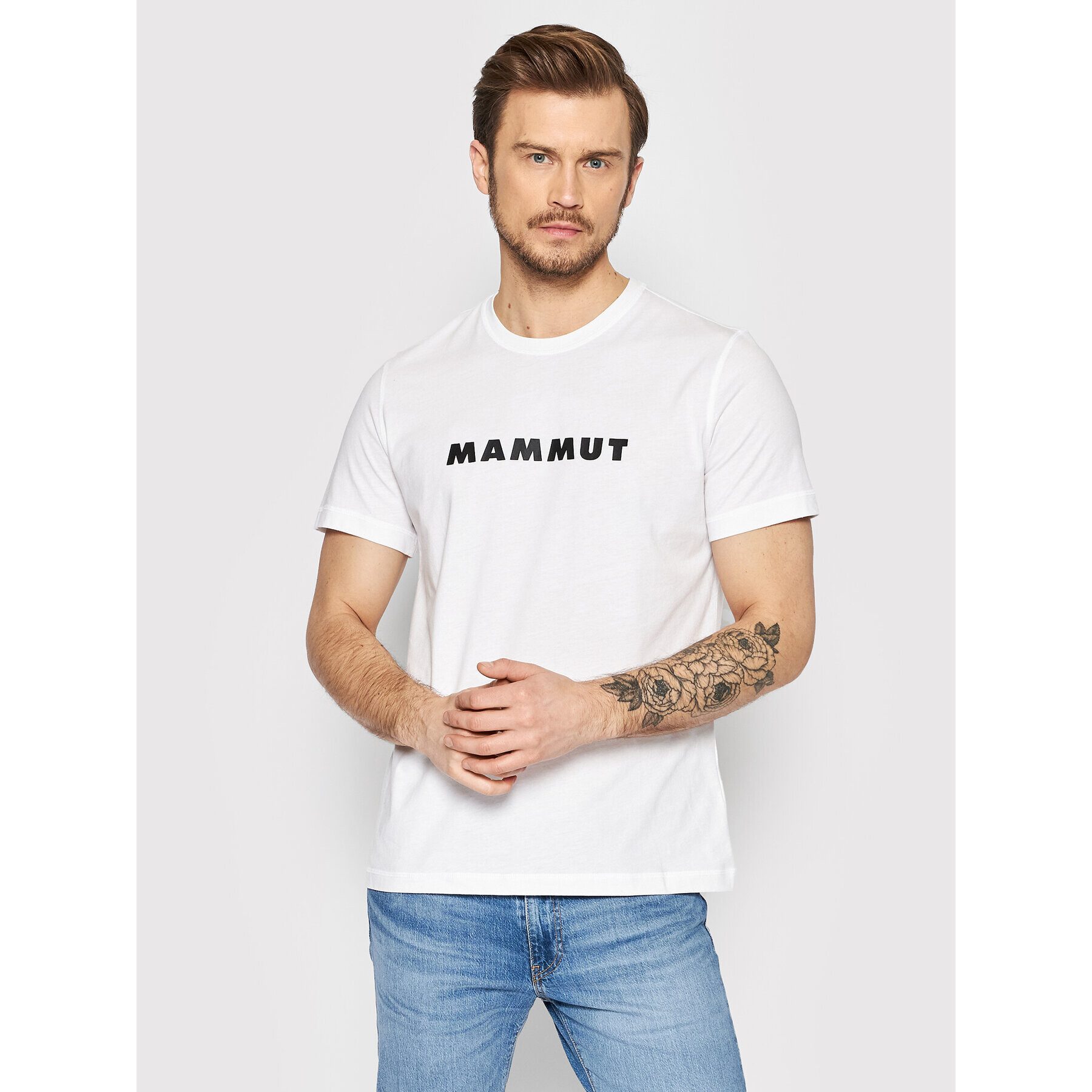 Mammut Тишърт Core Logo 1017-04030-0243-115 Бял Regular Fit - Pepit.bg