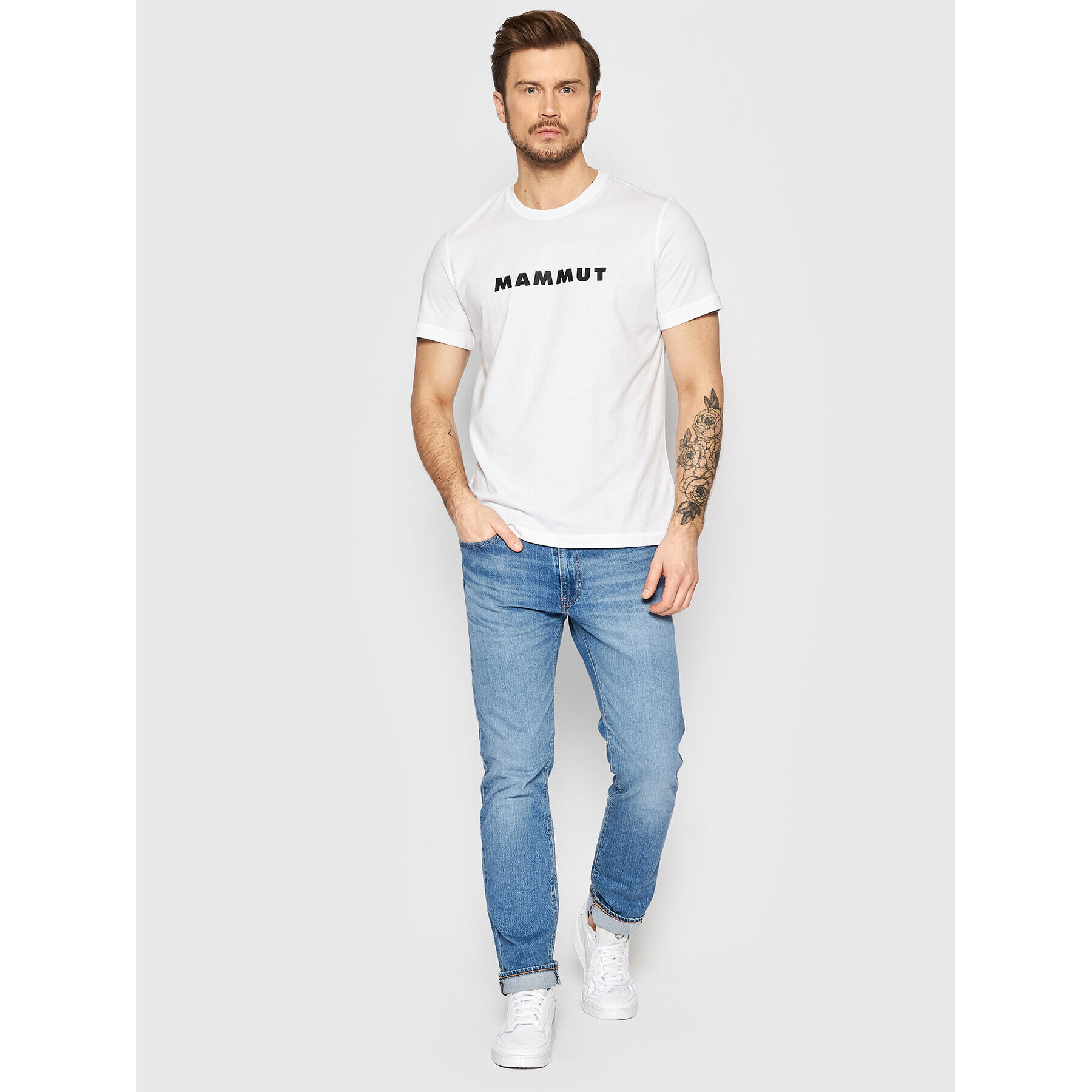 Mammut Тишърт Core Logo 1017-04030-0243-115 Бял Regular Fit - Pepit.bg
