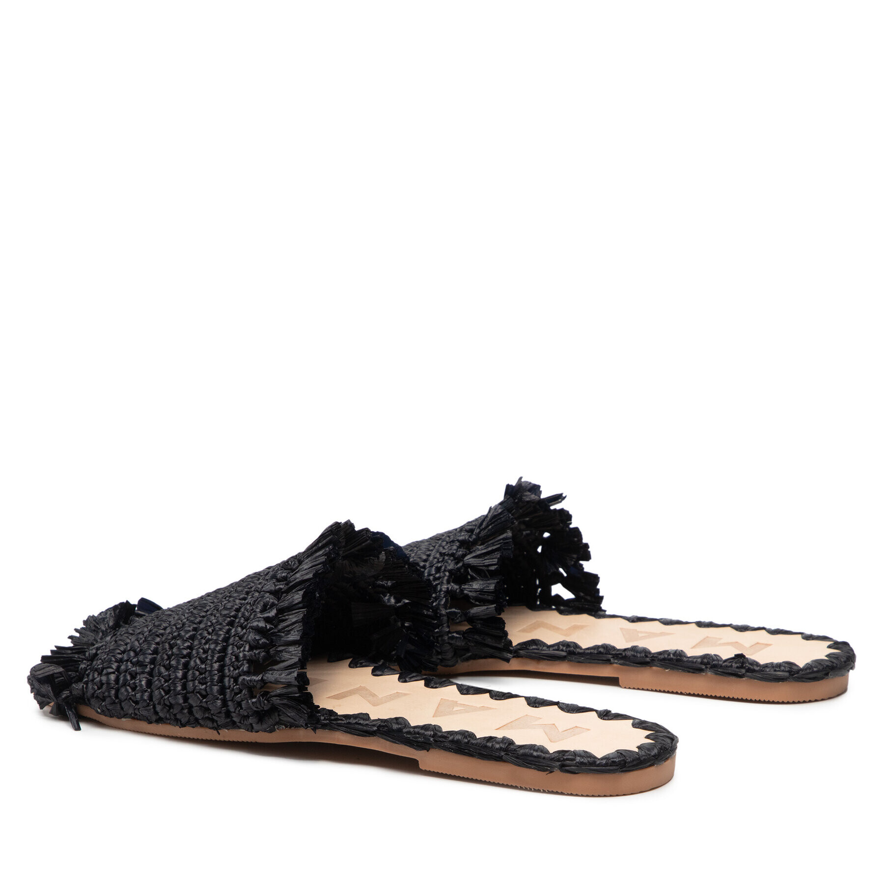 Manebi Чехли Leather Sandal S 4.7 Y0 Черен - Pepit.bg