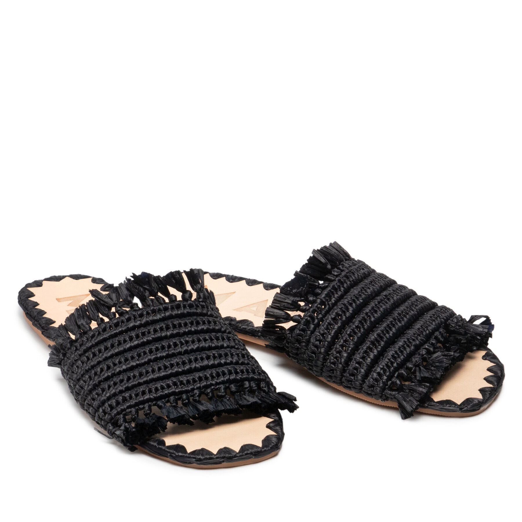 Manebi Чехли Leather Sandal S 4.7 Y0 Черен - Pepit.bg