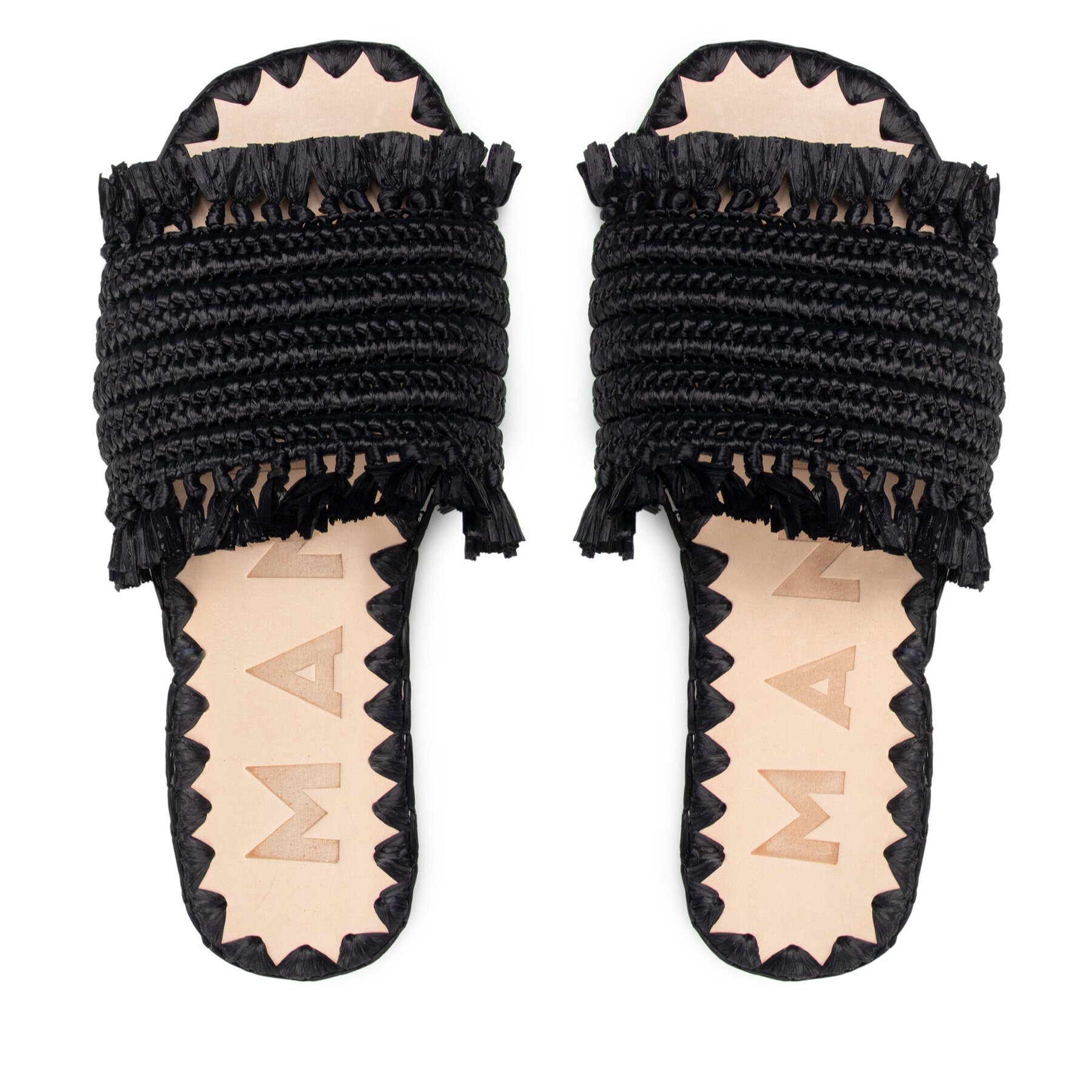Manebi Чехли Leather Sandal S 4.7 Y0 Черен - Pepit.bg
