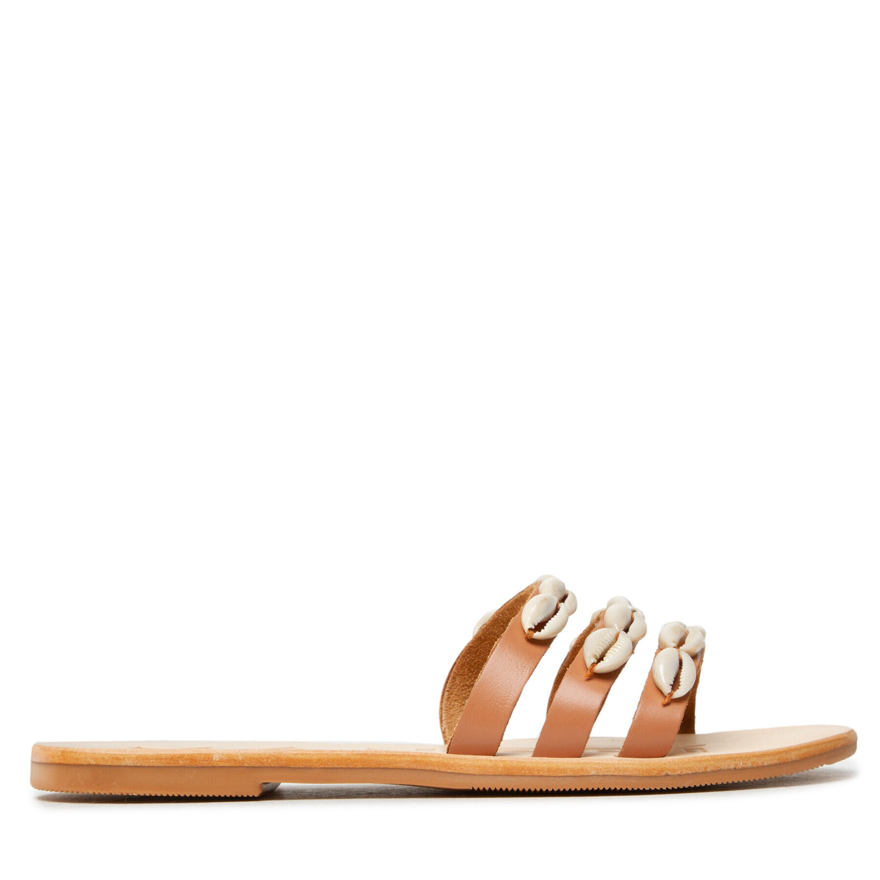 Manebi Чехли Leather Sandals S 0.1 Y0 Кафяв - Pepit.bg