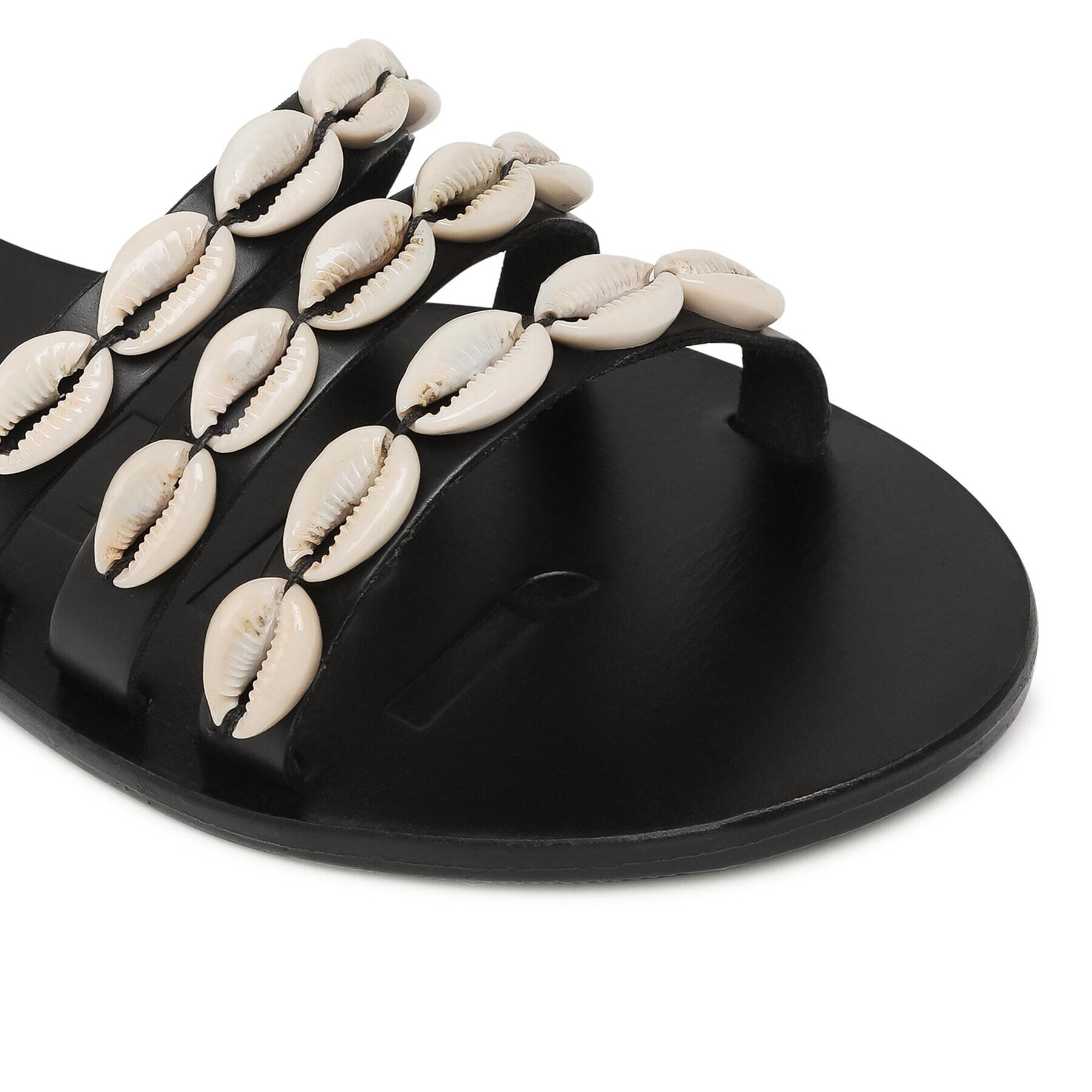 Manebi Чехли Leather Sandals S 0.2 Y0 Черен - Pepit.bg
