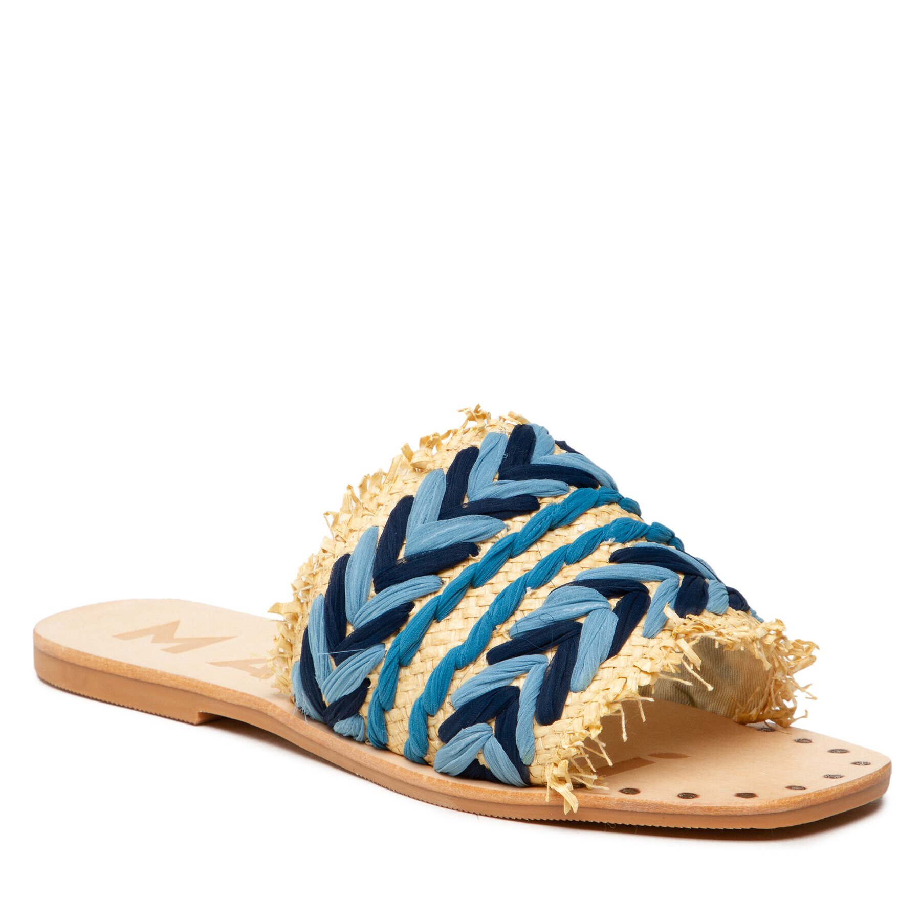 Manebi Чехли Leather Sandals S 1.4 Y0 Син - Pepit.bg