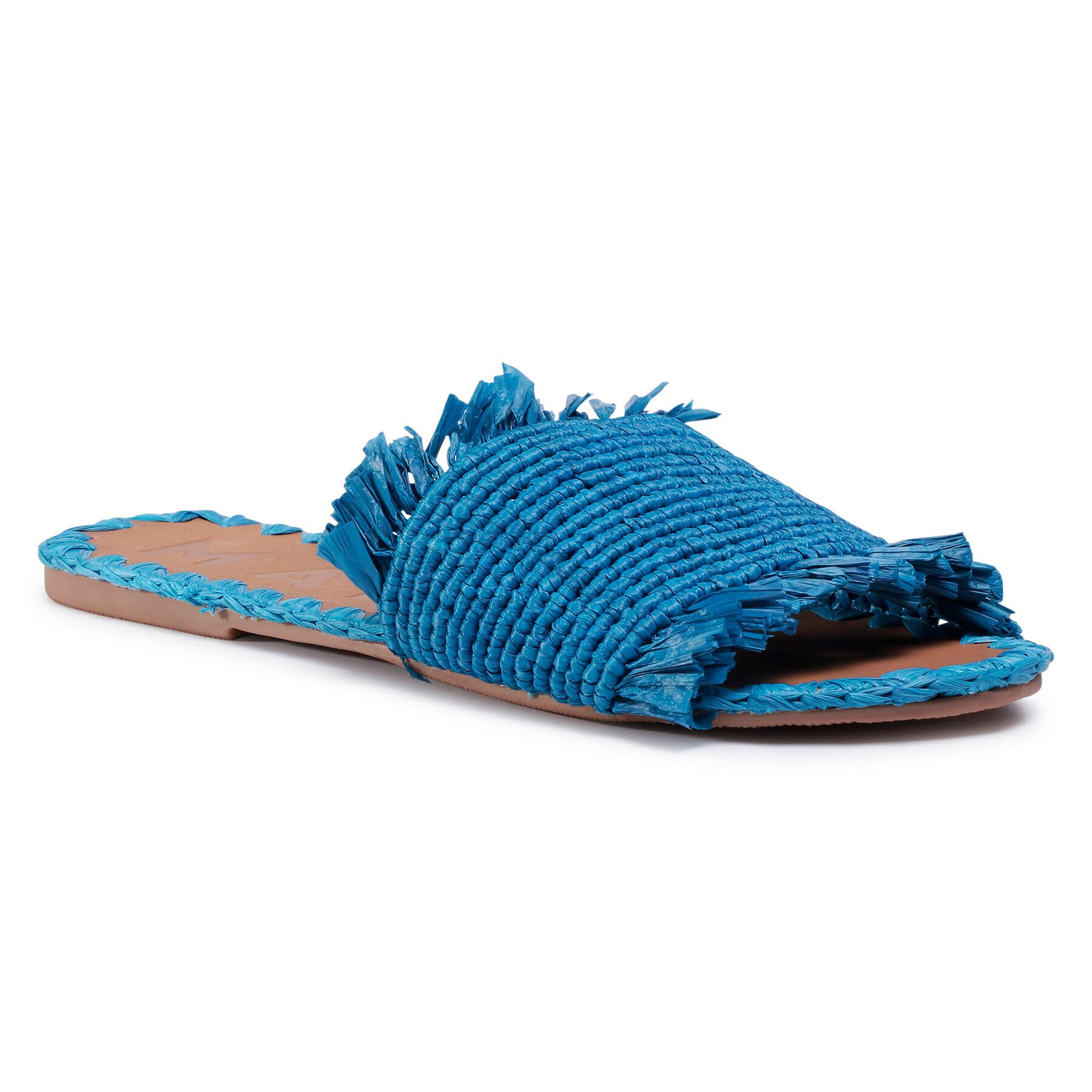 Manebi Чехли Leather Sandals S 1.9 Y0 Син - Pepit.bg
