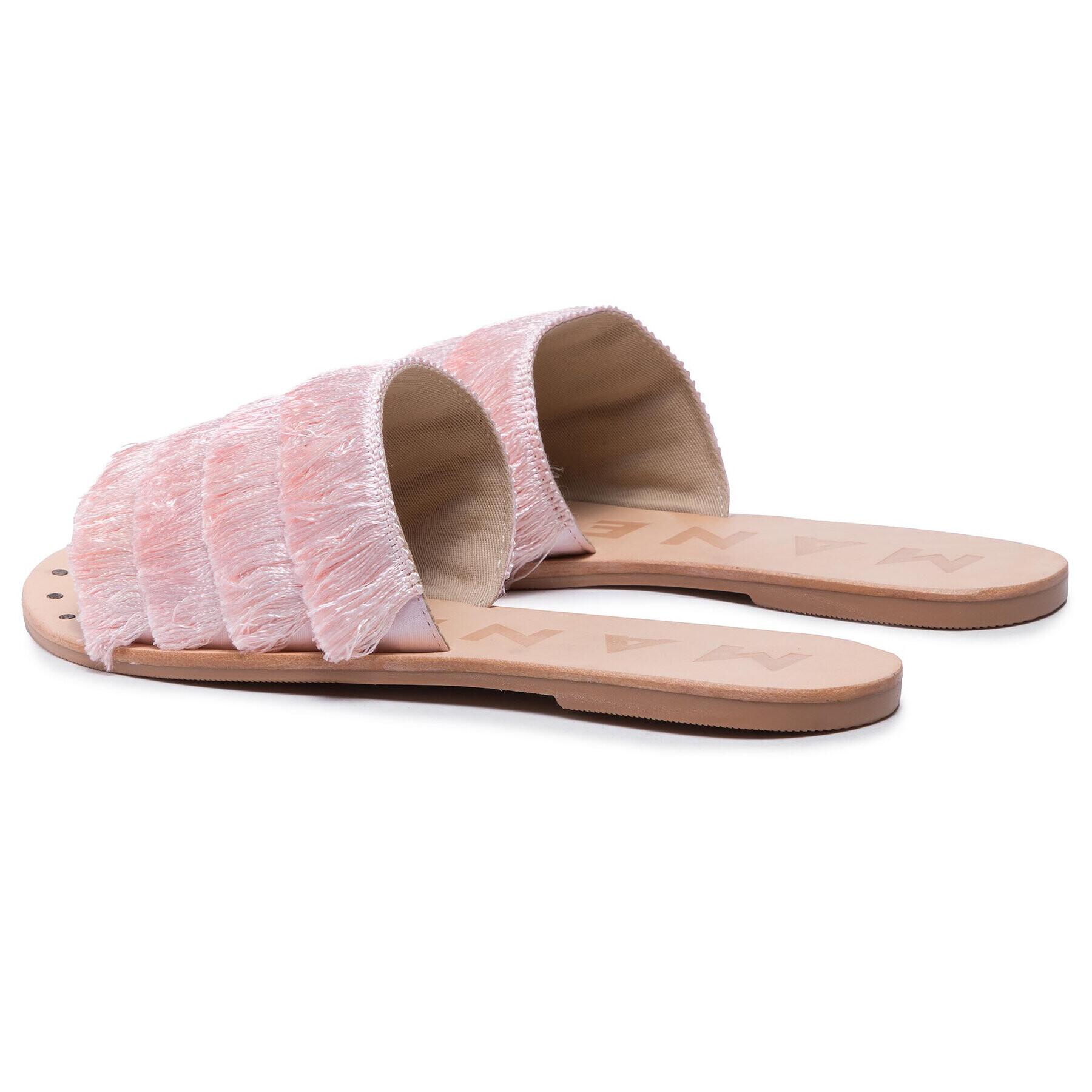 Manebi Чехли Leather Sandals S 2.4 Y0 Розов - Pepit.bg