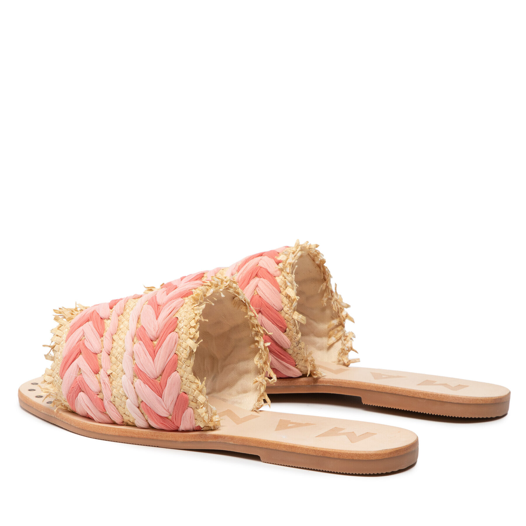 Manebi Чехли Leather Sandals S 8.3 Y0 Розов - Pepit.bg