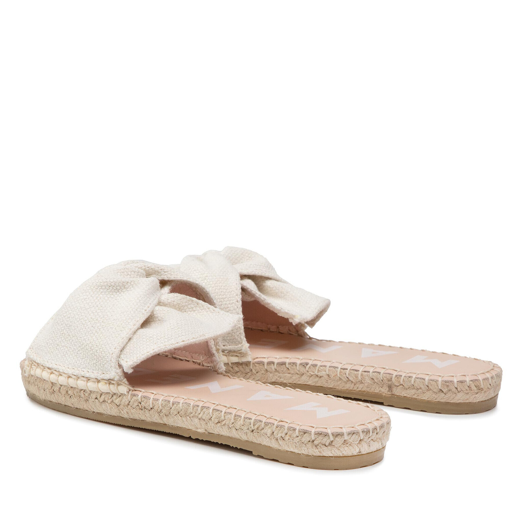Manebi Чехли Sandals With Knot O 7.0 Jk Бял - Pepit.bg