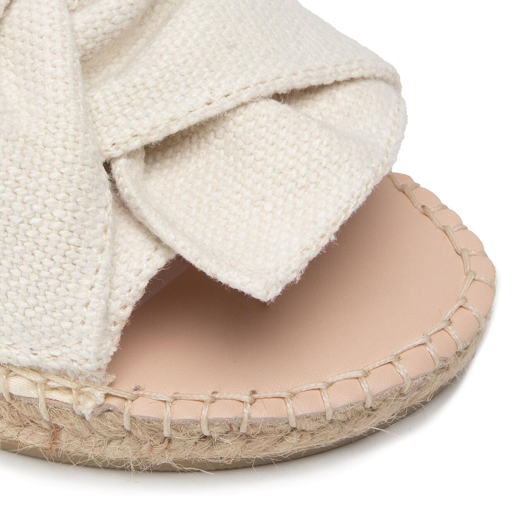 Manebi Чехли Sandals With Knot O 7.0 Jk Бял - Pepit.bg