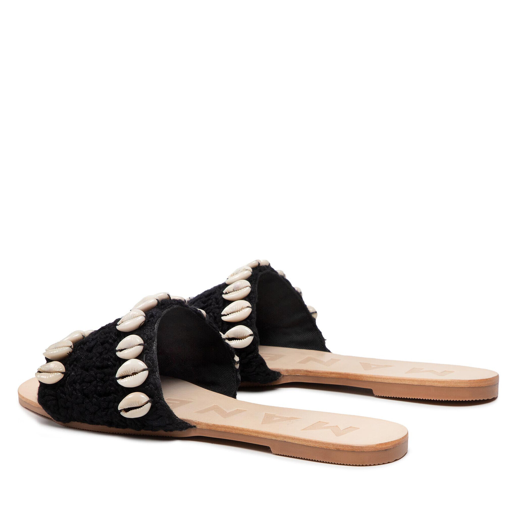 Manebi Чехли Leather Sandals S 2.9 Y0 Черен - Pepit.bg