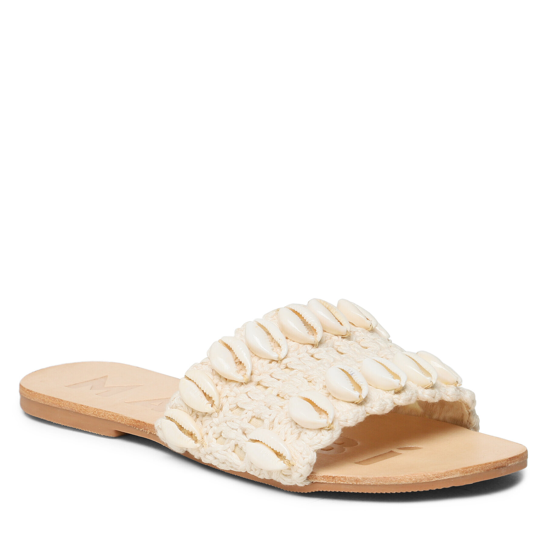 Manebi Чехли Sandals S 2.8 Y0 Екрю - Pepit.bg