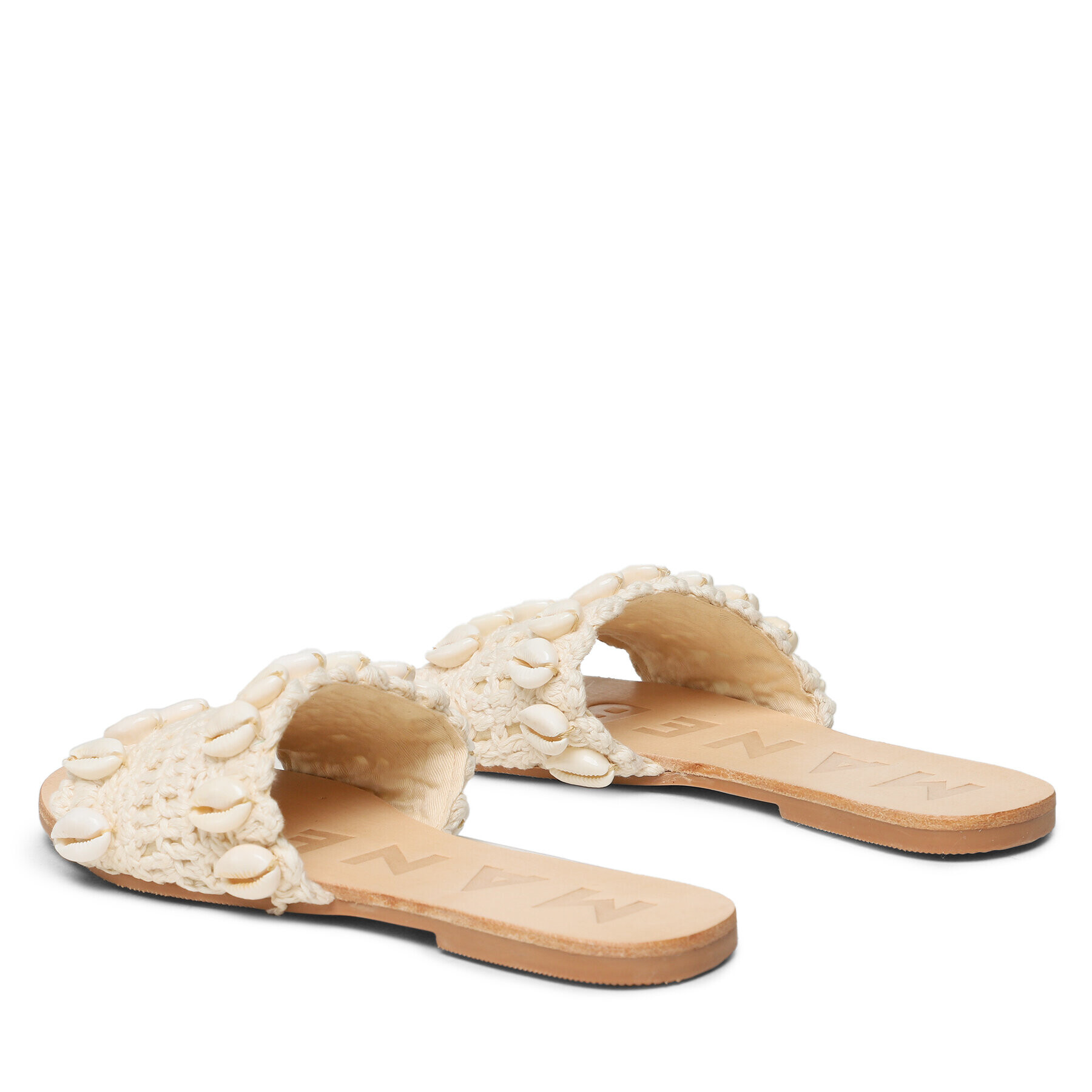 Manebi Чехли Sandals S 2.8 Y0 Екрю - Pepit.bg