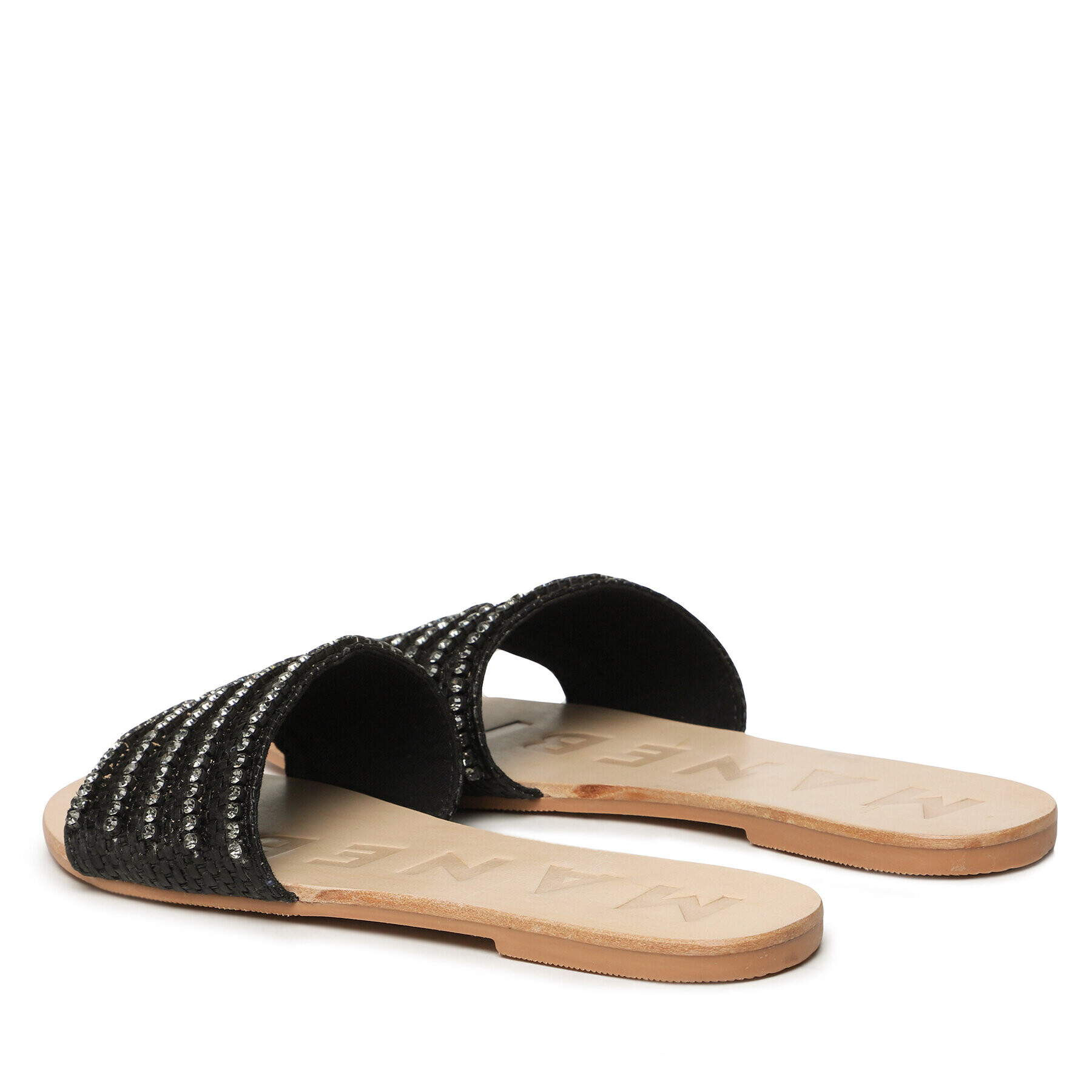 Manebi Чехли Sandals T 7.1 Y0 Черен - Pepit.bg