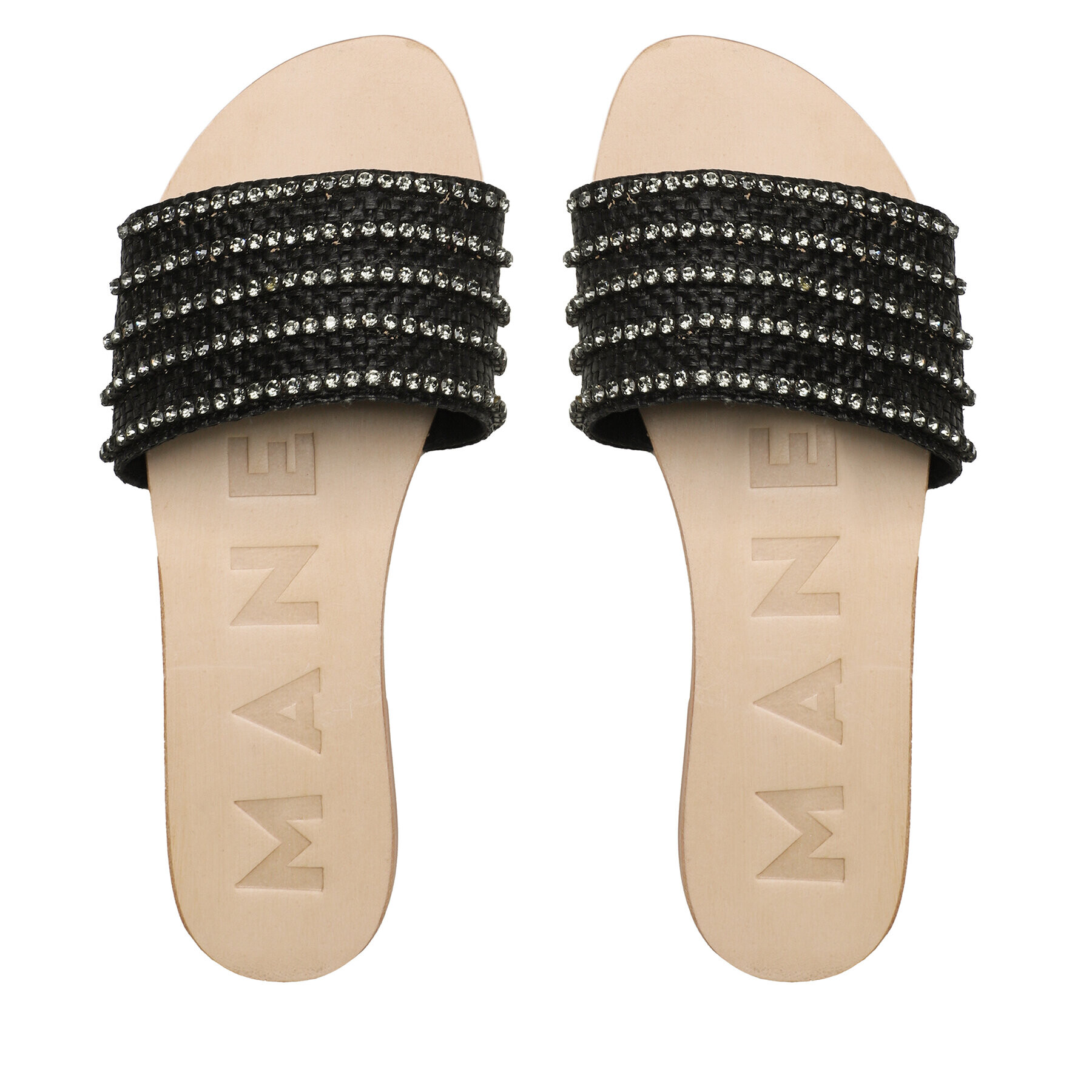 Manebi Чехли Sandals T 7.1 Y0 Черен - Pepit.bg