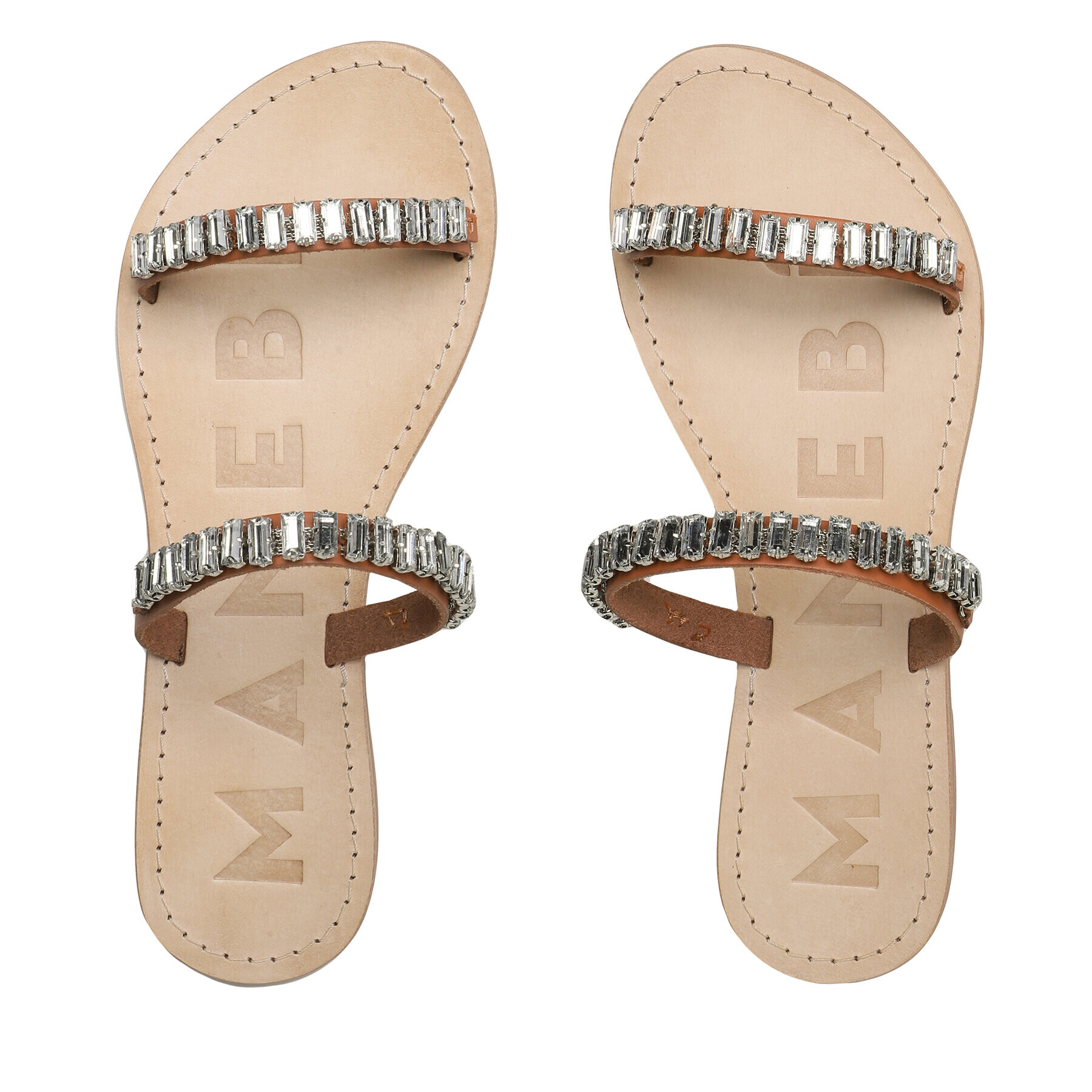 Manebi Чехли Sandals U 9.4 Y0 Кафяв - Pepit.bg