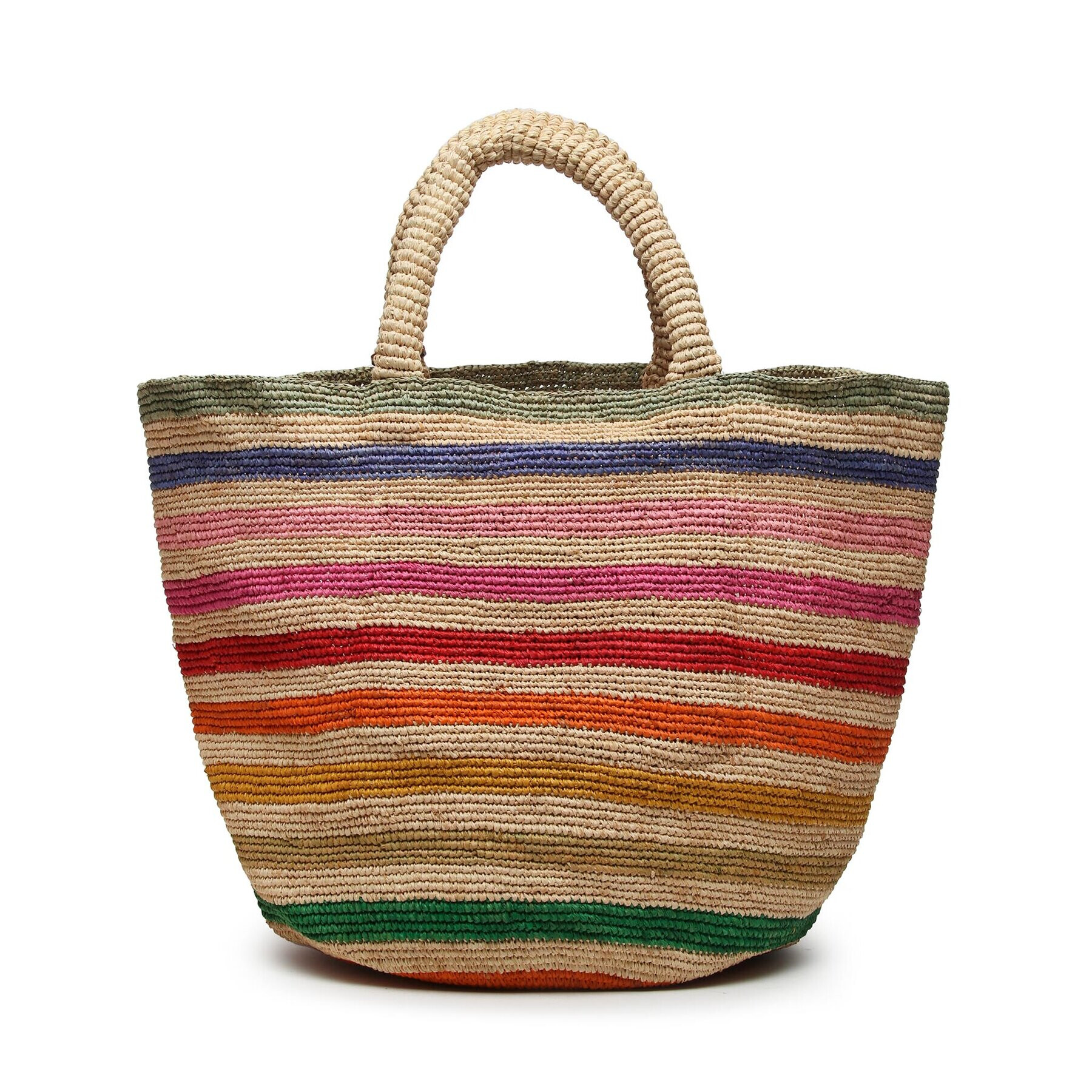 Manebi Дамска чанта Natural Raffia Summer Bag V 2.0 AD Бежов - Pepit.bg