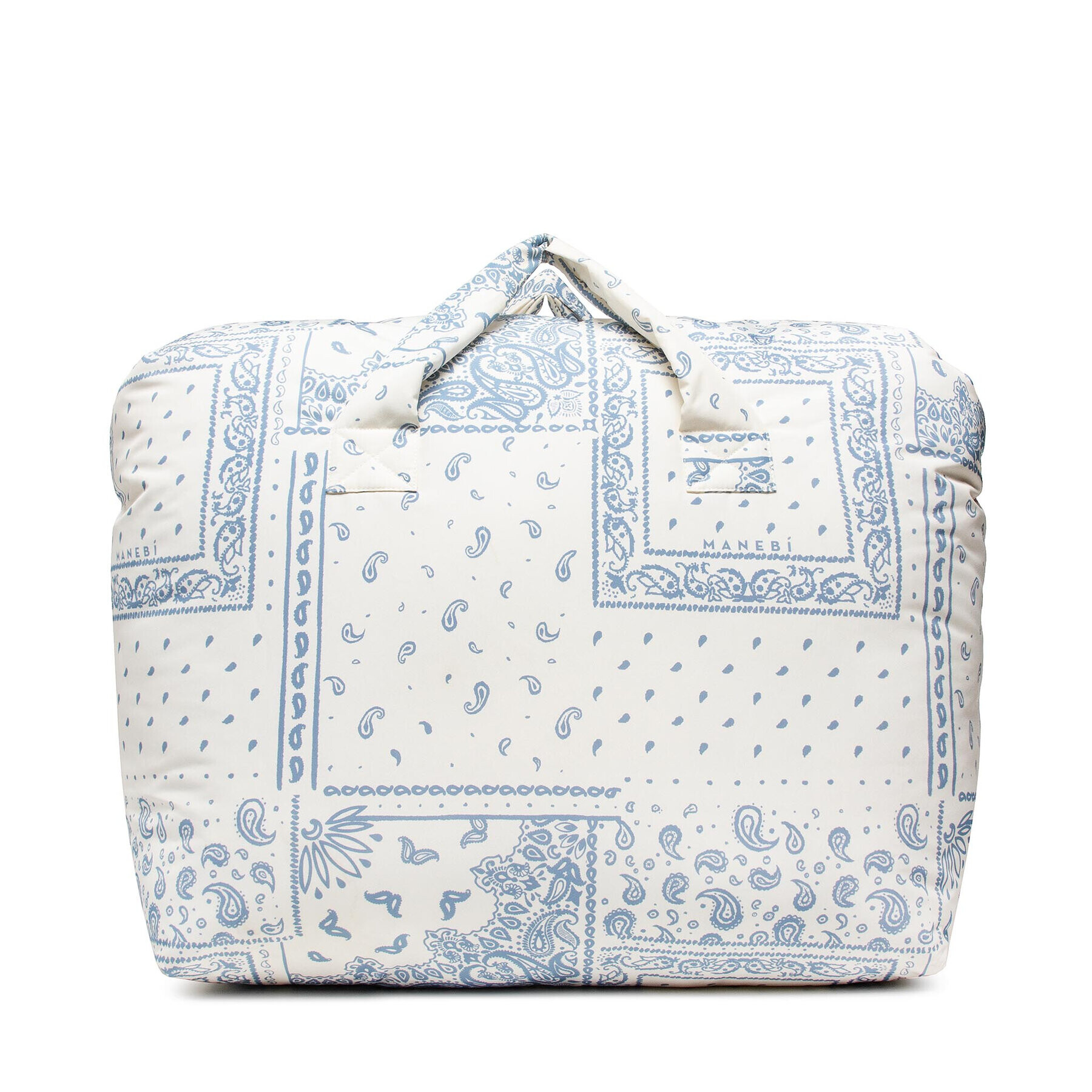 Manebi Дамска чанта Riviera Bag Maxi B 1.0 Ar Бял - Pepit.bg