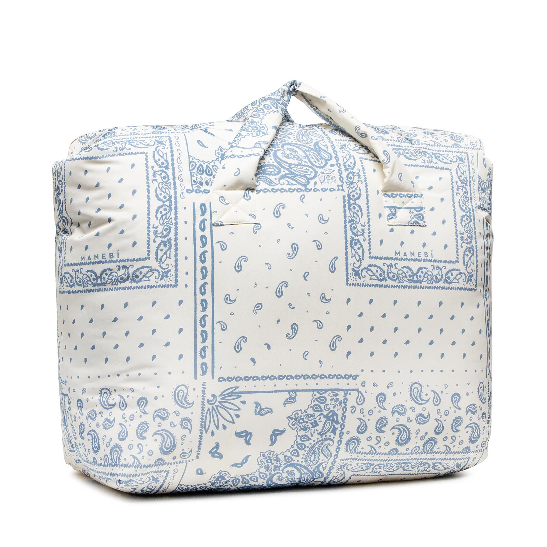 Manebi Дамска чанта Riviera Bag Maxi B 1.0 Ar Бял - Pepit.bg