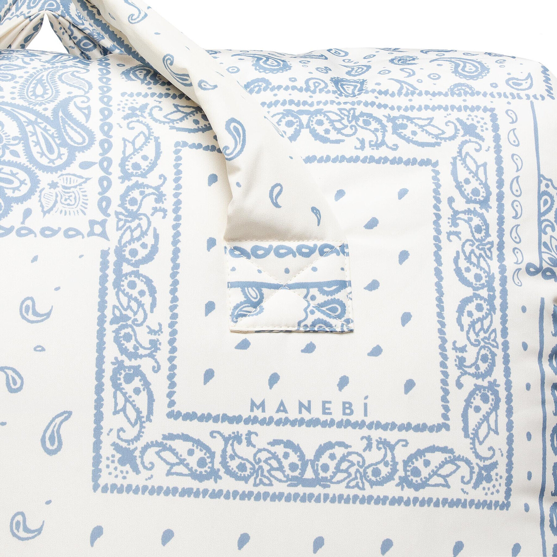 Manebi Дамска чанта Riviera Bag Maxi B 1.0 Ar Бял - Pepit.bg
