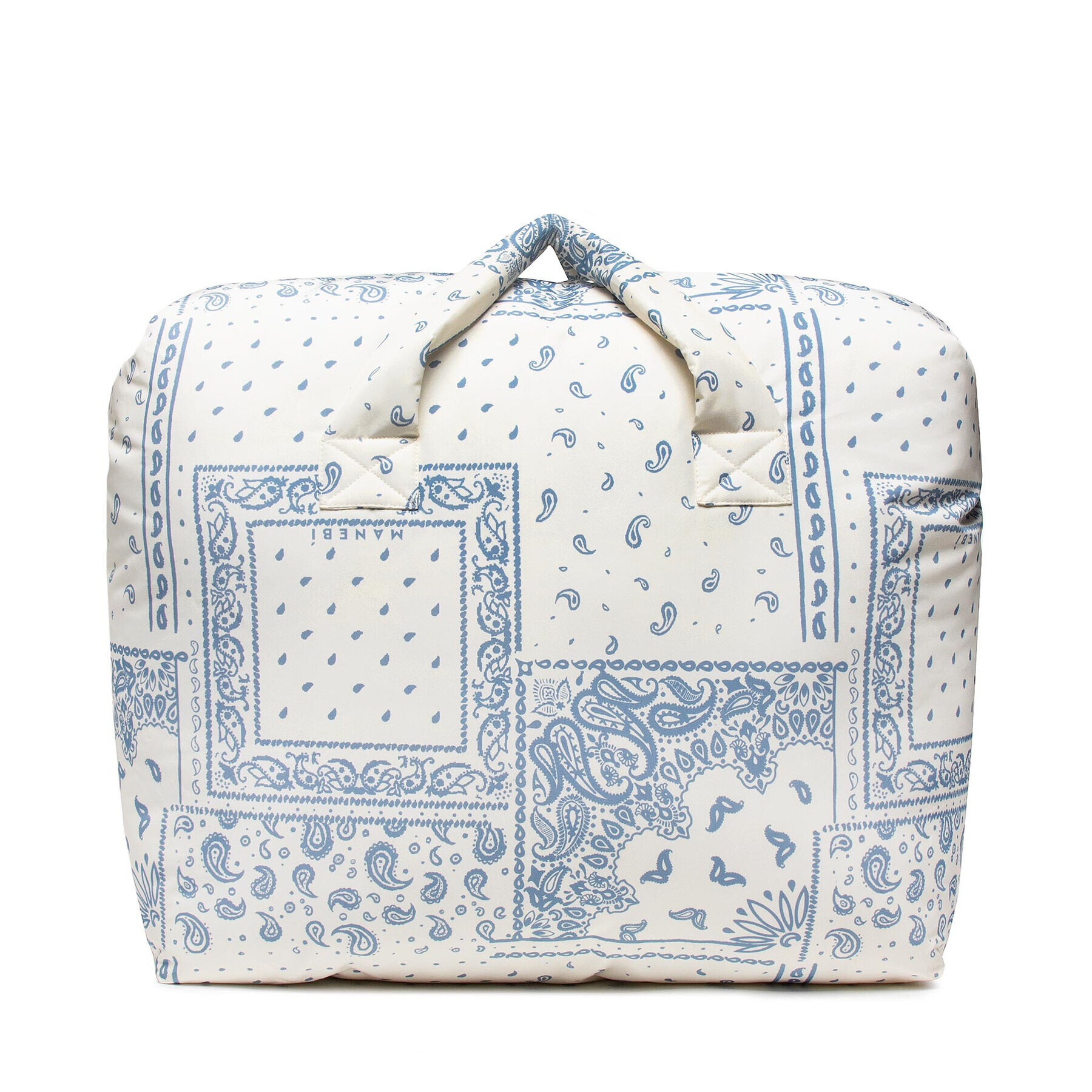 Manebi Дамска чанта Riviera Bag Maxi B 1.0 Ar Бял - Pepit.bg
