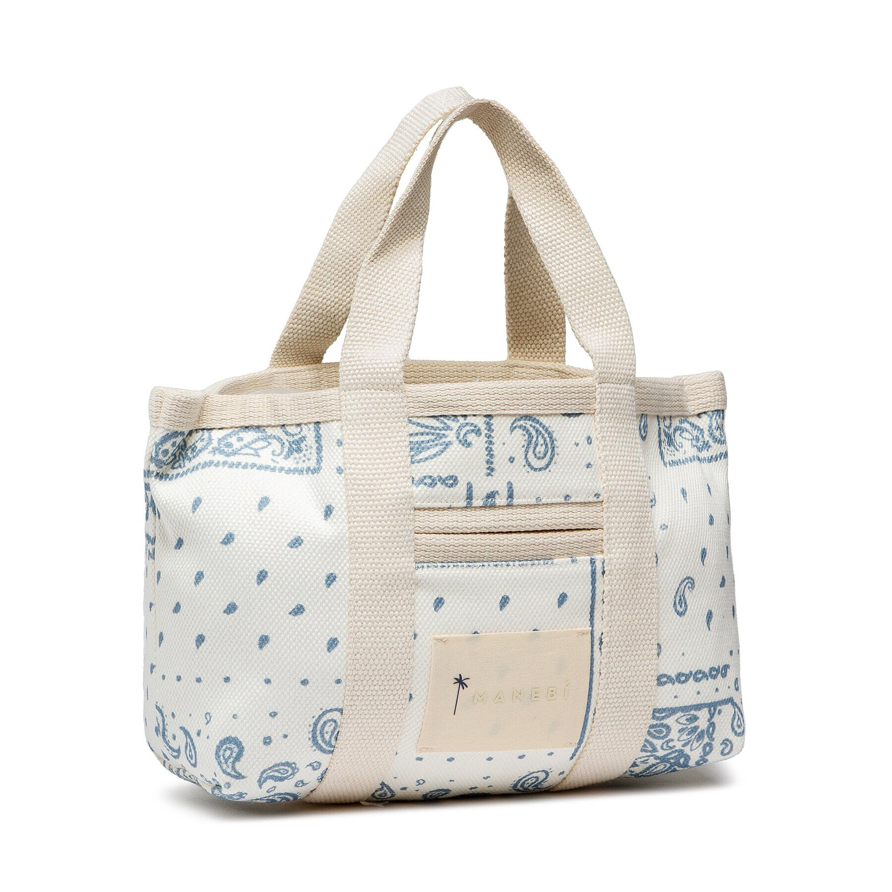 Manebi Дамска чанта Tote Bag Mini B 0.2 Au Бежов - Pepit.bg