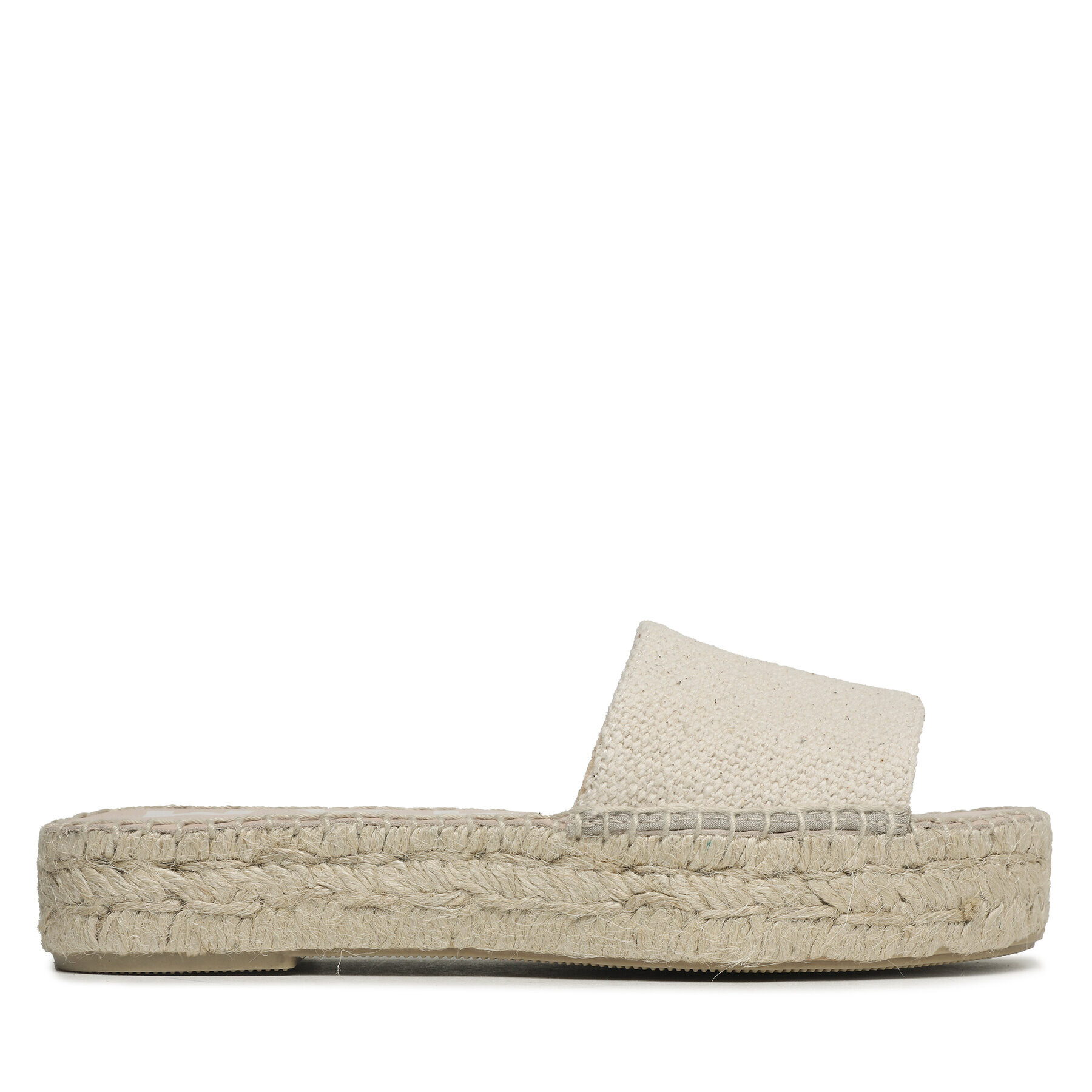 Manebi Еспадрили Coarse Woven Canvas Double Sole Slides G 5.0 DS Бежов - Pepit.bg