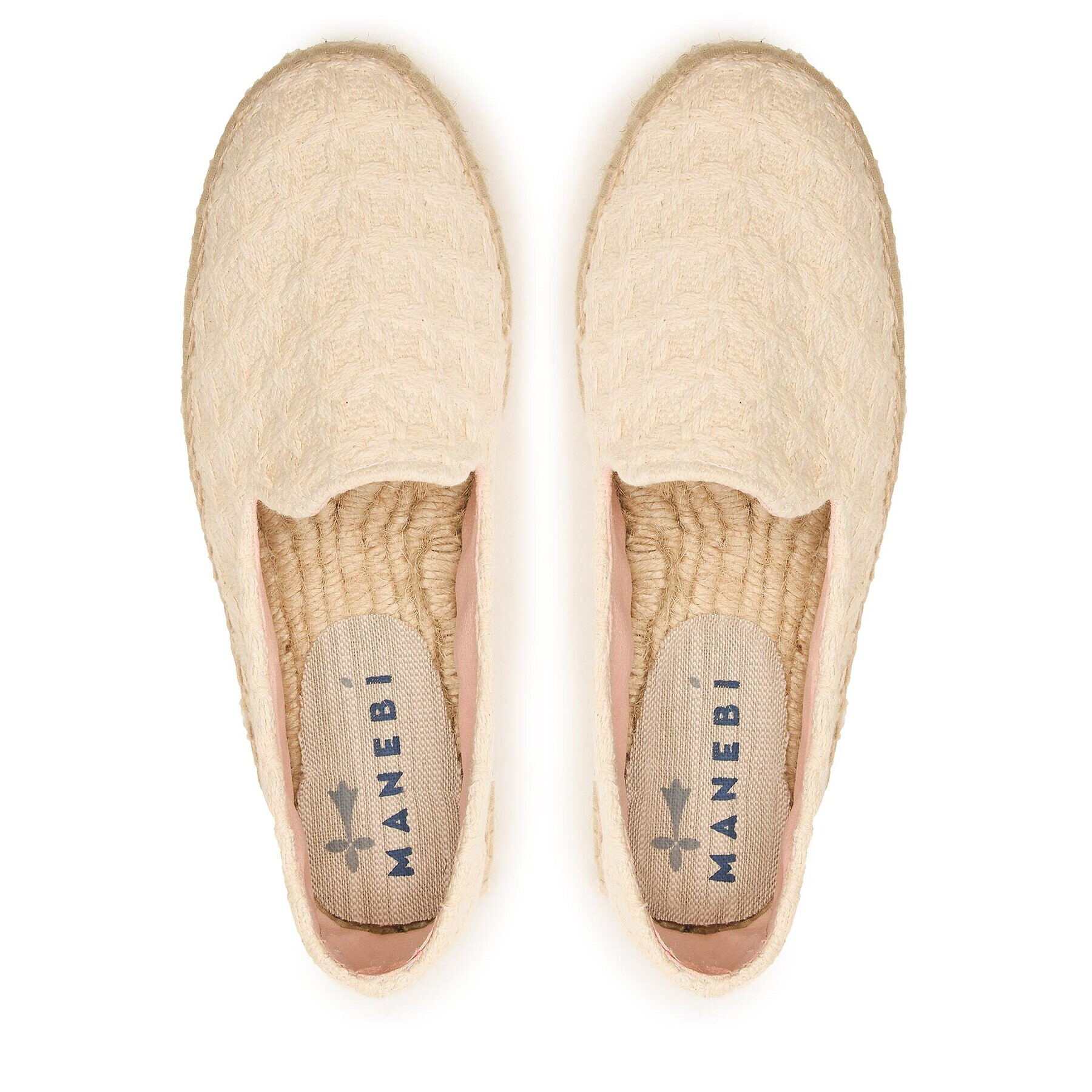 Manebi Еспадрили Double Sole Espadrilles G 4.9 D0 Бежов - Pepit.bg