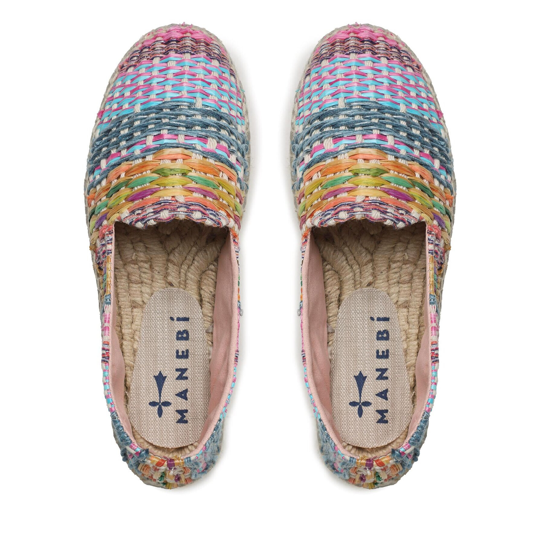 Manebi Еспадрили Double Sole Espadrilles G 6.1 D0 Цветен - Pepit.bg