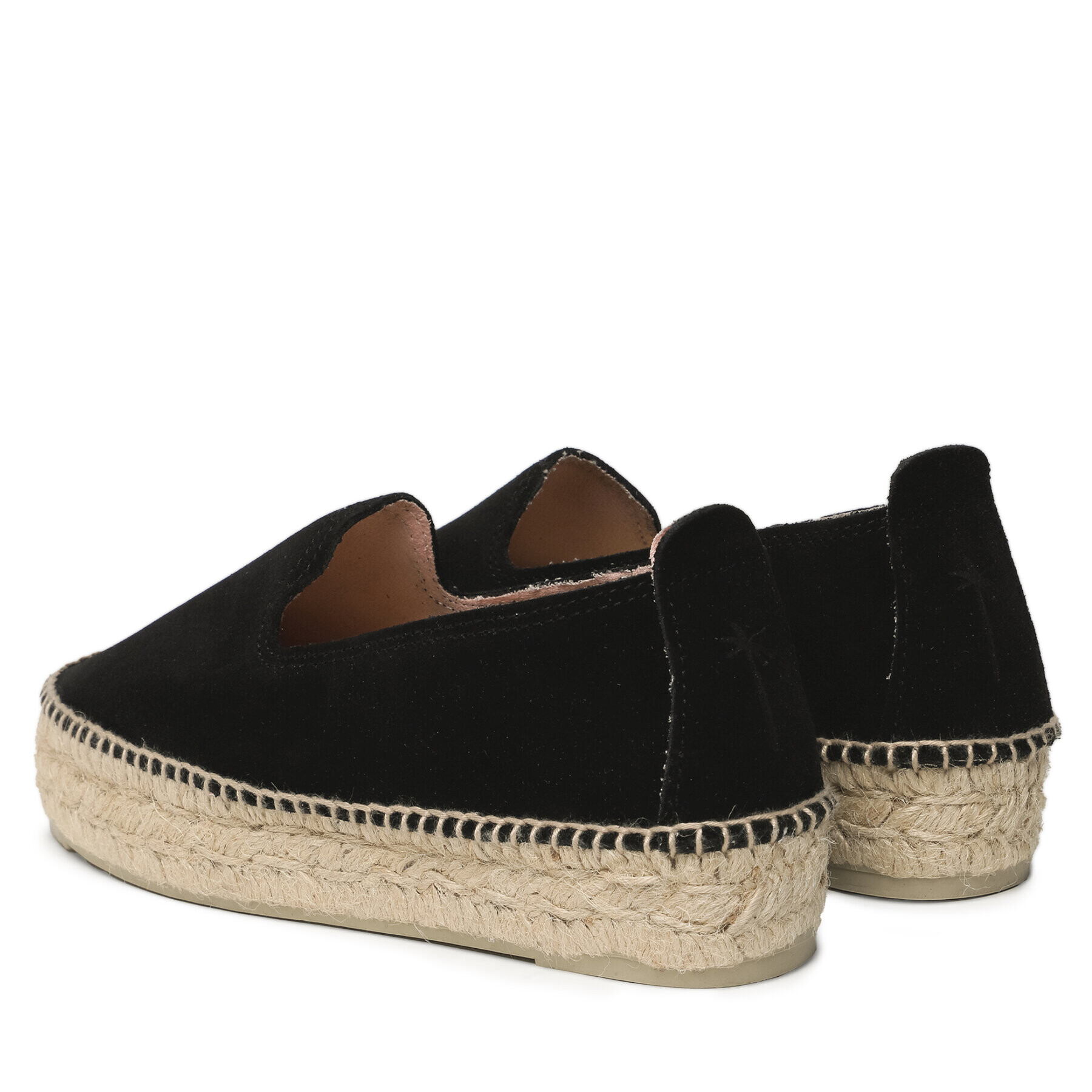 Manebi Еспадрили Double Sole Espadrilles K 1.0 D0 Черен - Pepit.bg