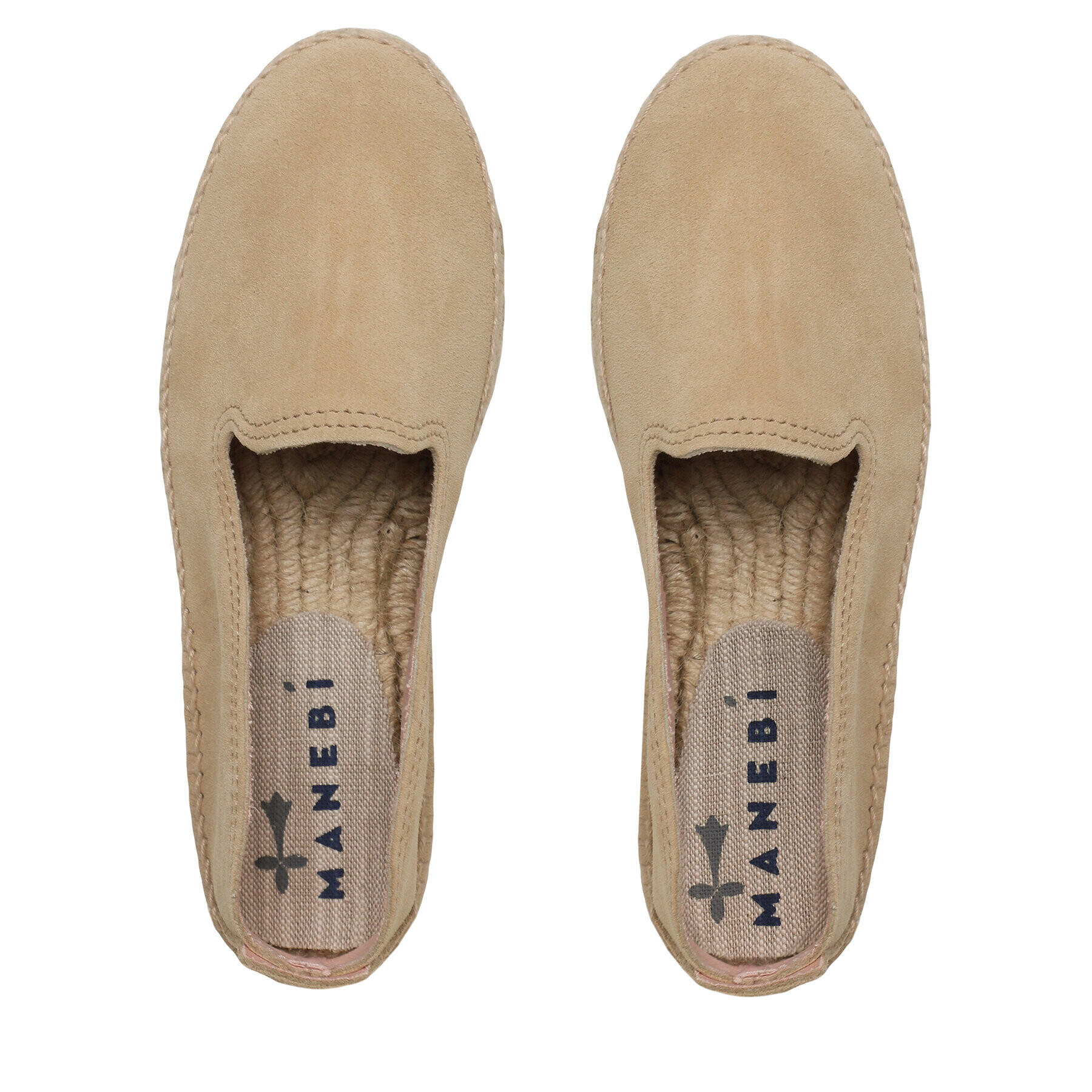 Manebi Еспадрили Double Sole Espadrilles K 1.1 D0 Бежов - Pepit.bg