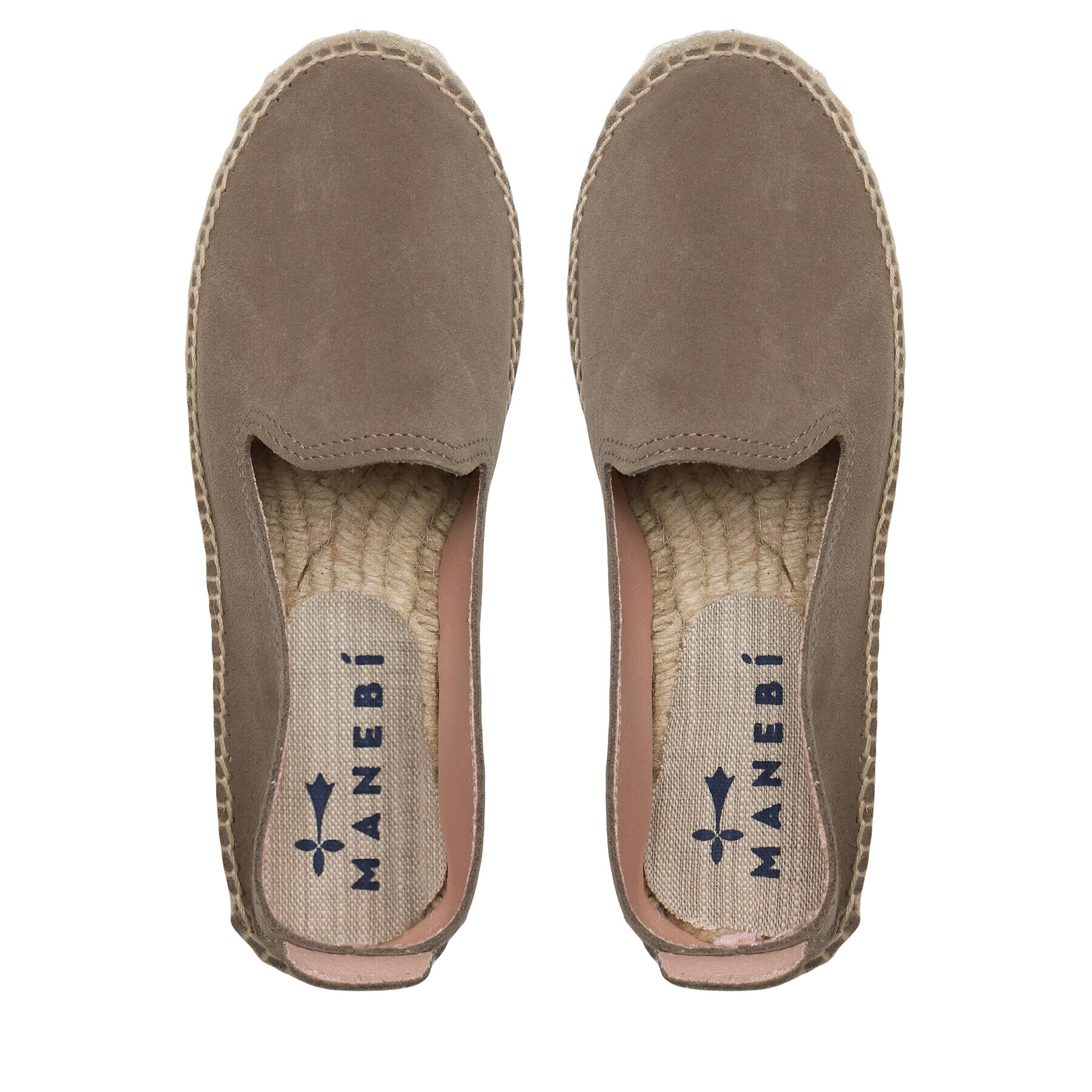 Manebi Еспадрили Double Sole Espadrilles K 1.9 D0 Сив - Pepit.bg