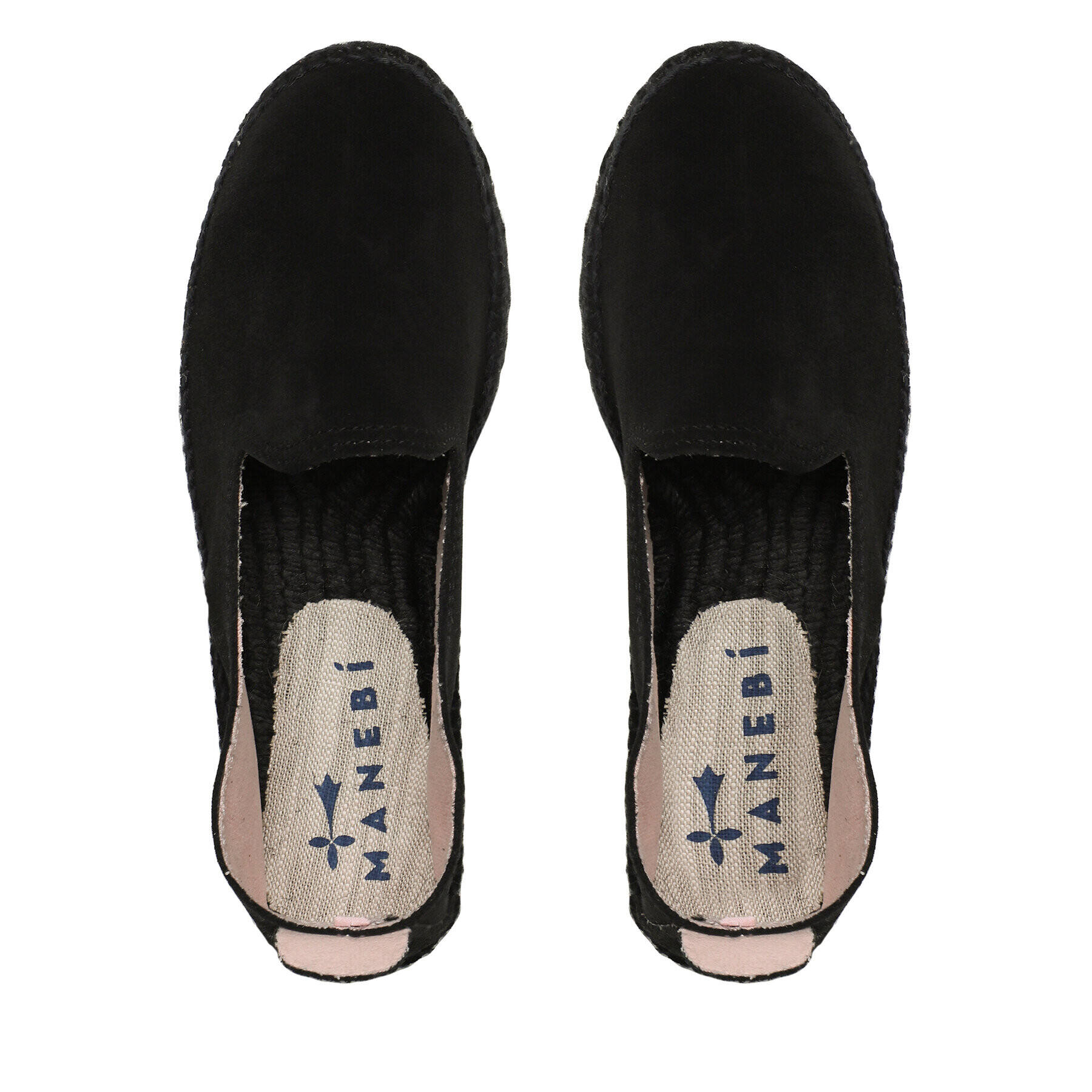 Manebi Еспадрили Double Sole Espadrilles R 2.2 D0 Черен - Pepit.bg