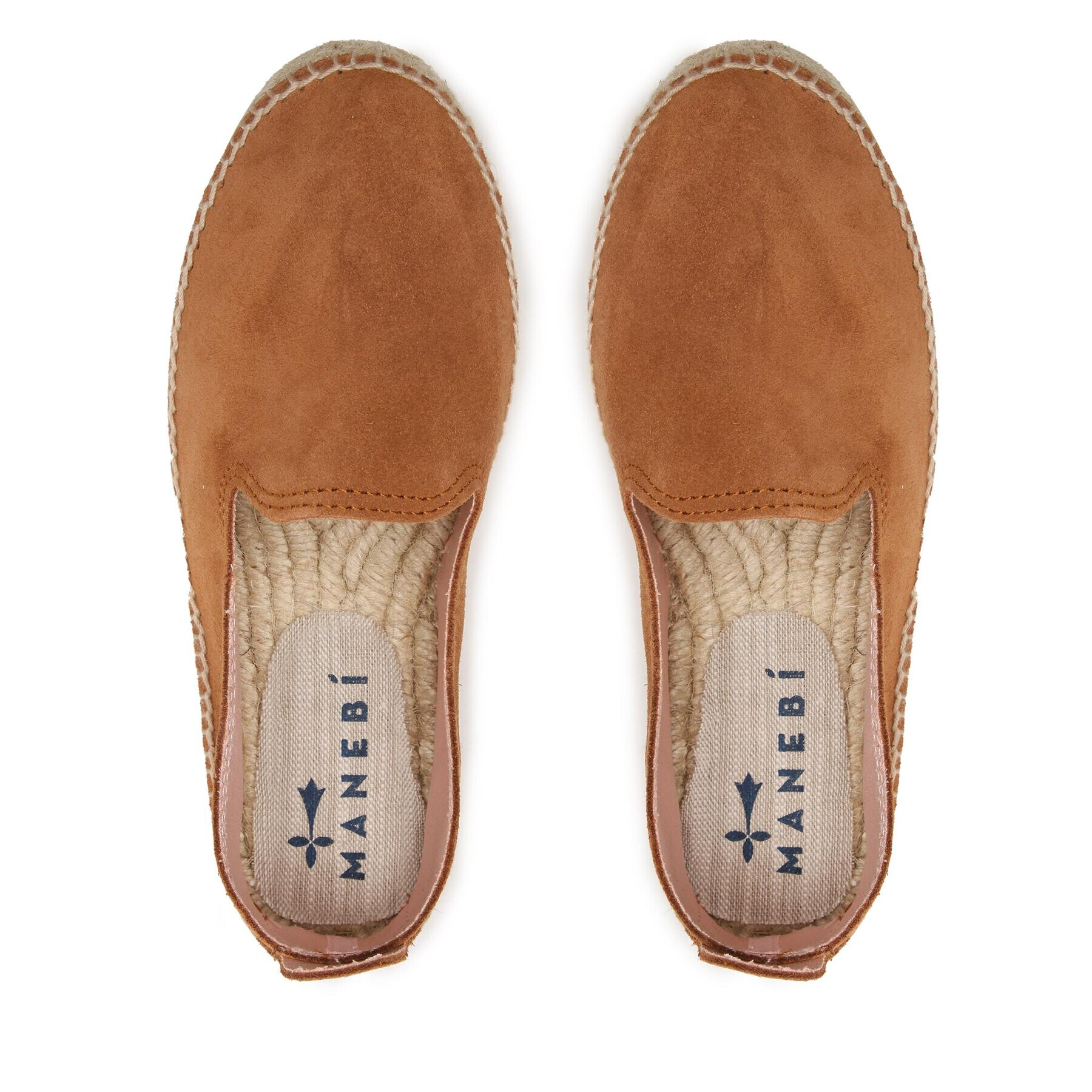Manebi Еспадрили Double Sole Espadrilles R 3.9 D0 Кафяв - Pepit.bg
