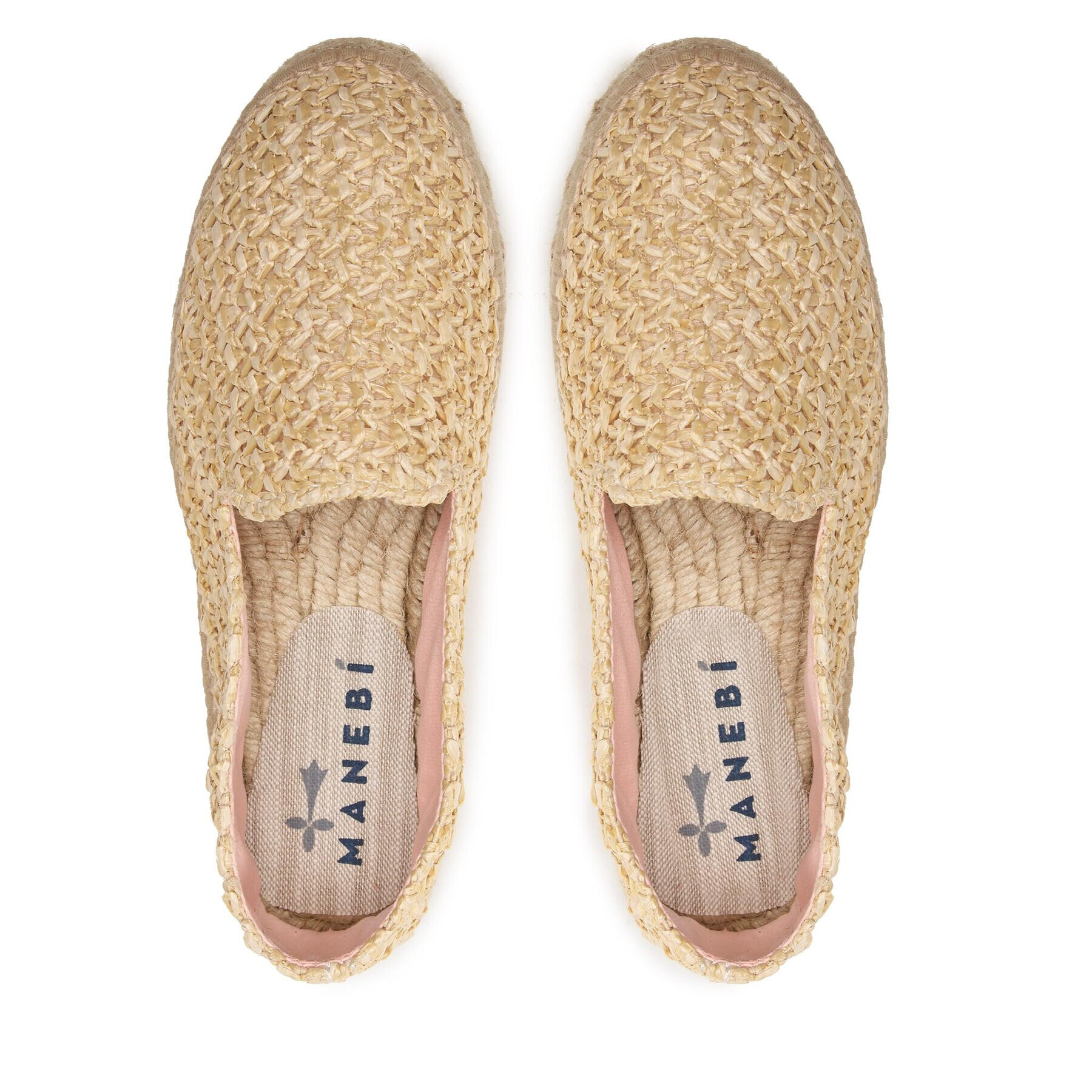 Manebi Еспадрили Double Sole Espadrilles V 2.7 D0 Бежов - Pepit.bg