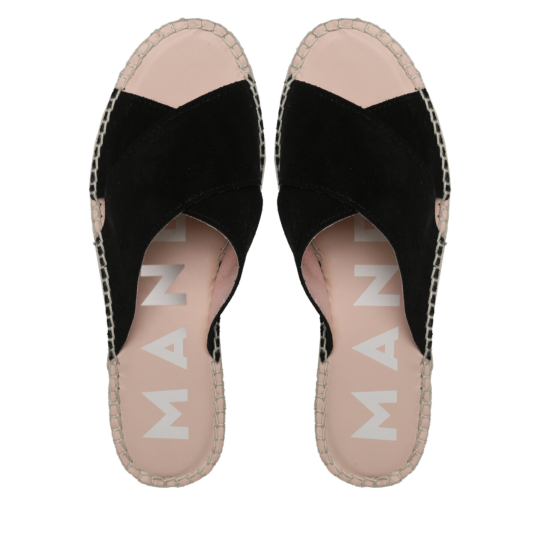 Manebi Еспадрили Double Sole X Bands Sandals K 1.0 DX Черен - Pepit.bg