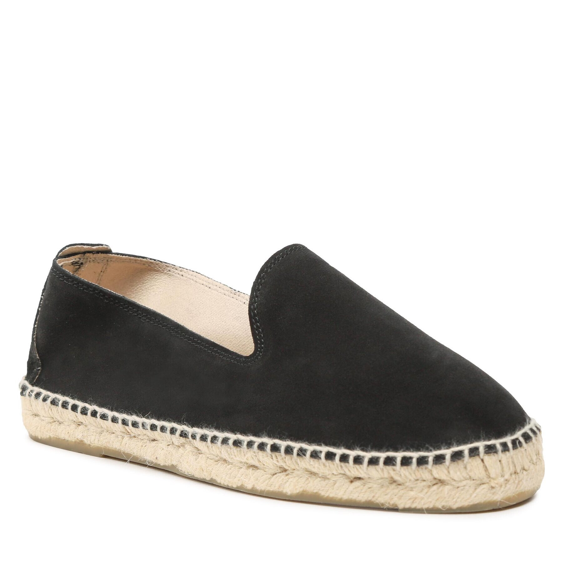 Manebi Еспадрили Flat Espadrilles K 1.0 C0 Черен - Pepit.bg