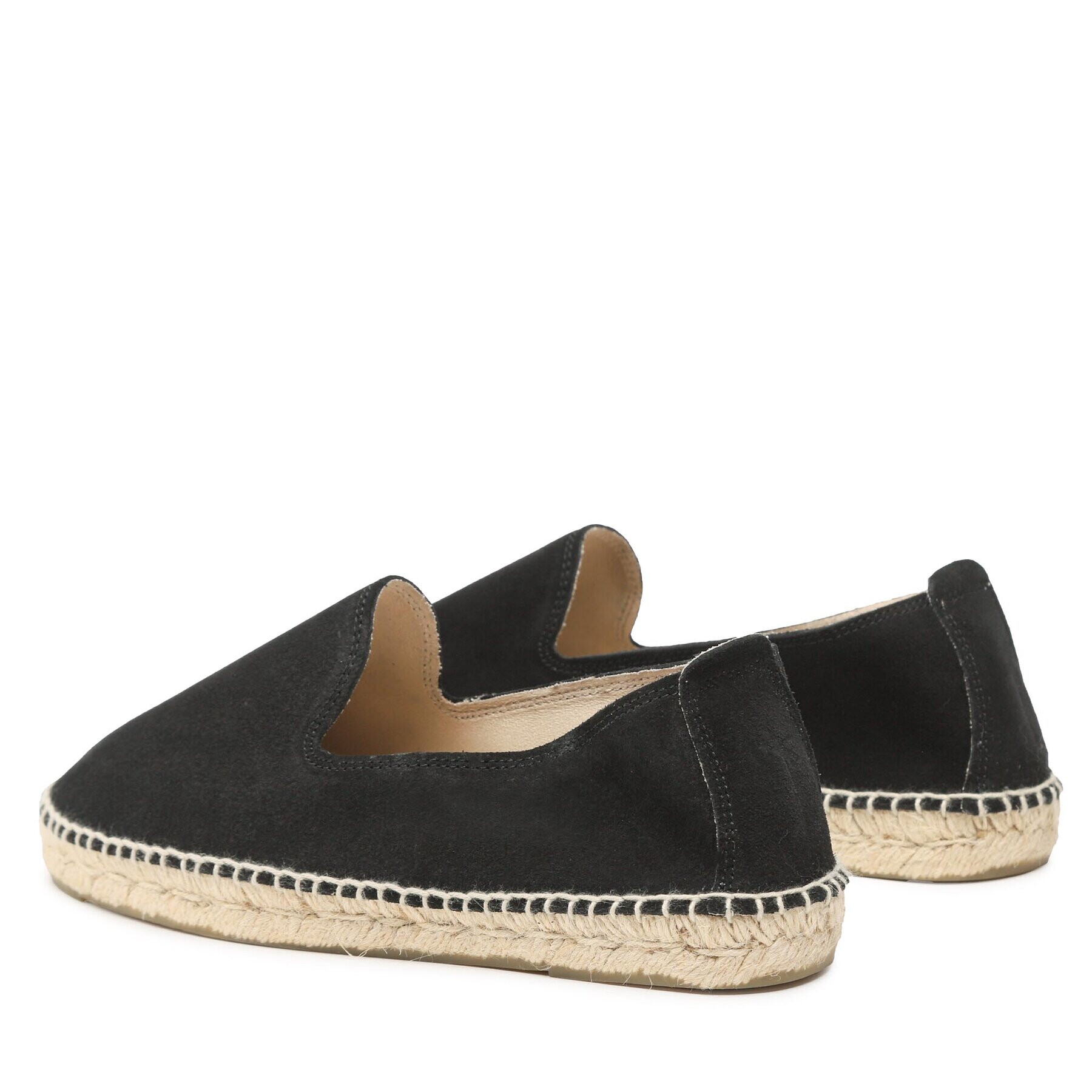 Manebi Еспадрили Flat Espadrilles K 1.0 C0 Черен - Pepit.bg